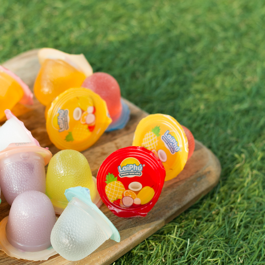 Thạch Rau Câu Lai Phú Vị Trái Cây 1Kg