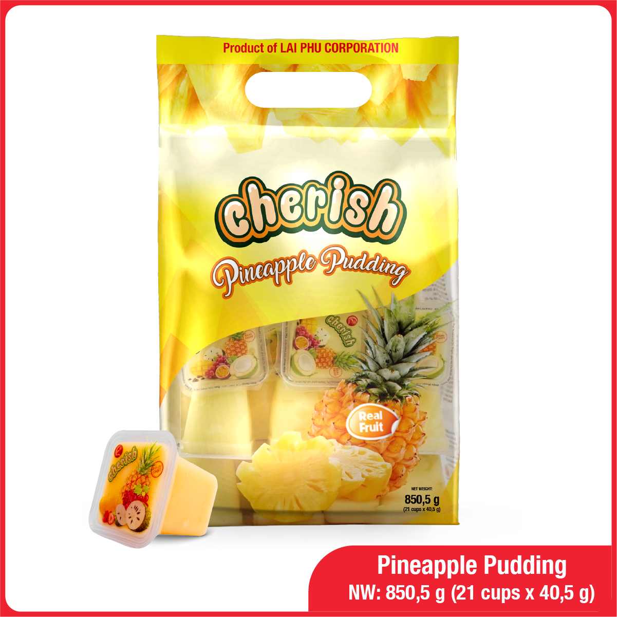850,5 G Pineapple Cherish Pudding