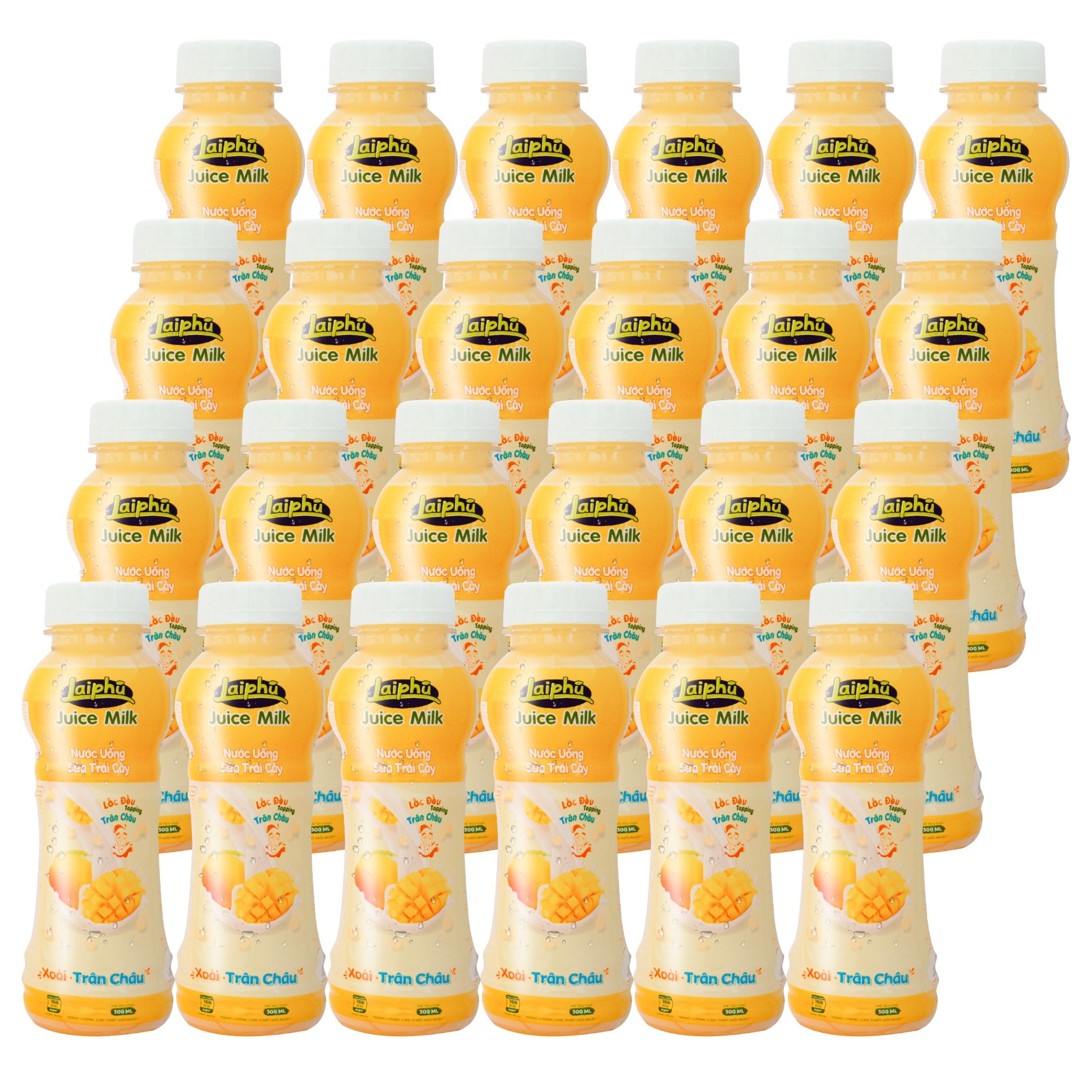 Lai Phu Mango Juice Milk Drink With Pearl Jelly 300ml