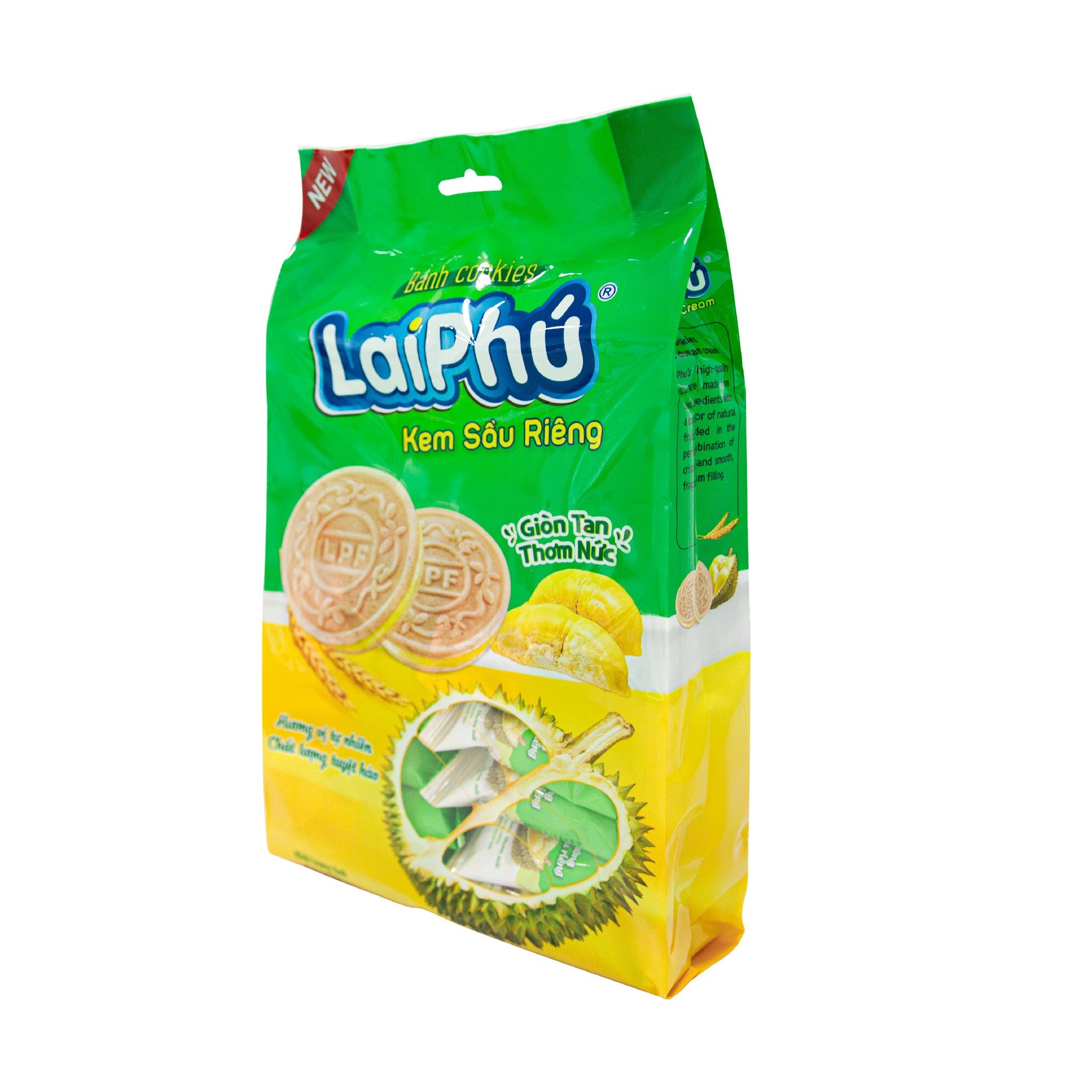 Bánh Cookies Lai Phú Kem Sầu Riêng 210G