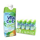  Vita Coco Coconut Water Pure Organic Vital Nutrients 16.9 Oz 