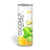  250ml VINUT Canned Premium Quality Coconut Sparkling Water with Grape juice 