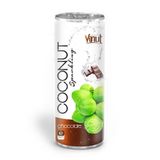  250ml VINUT Canned Premium Quality Coconut Sparkling Water with Grape juice 