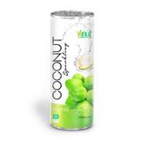  250ml VINUT Canned Premium Quality Coconut Sparkling Water with Grape juice 