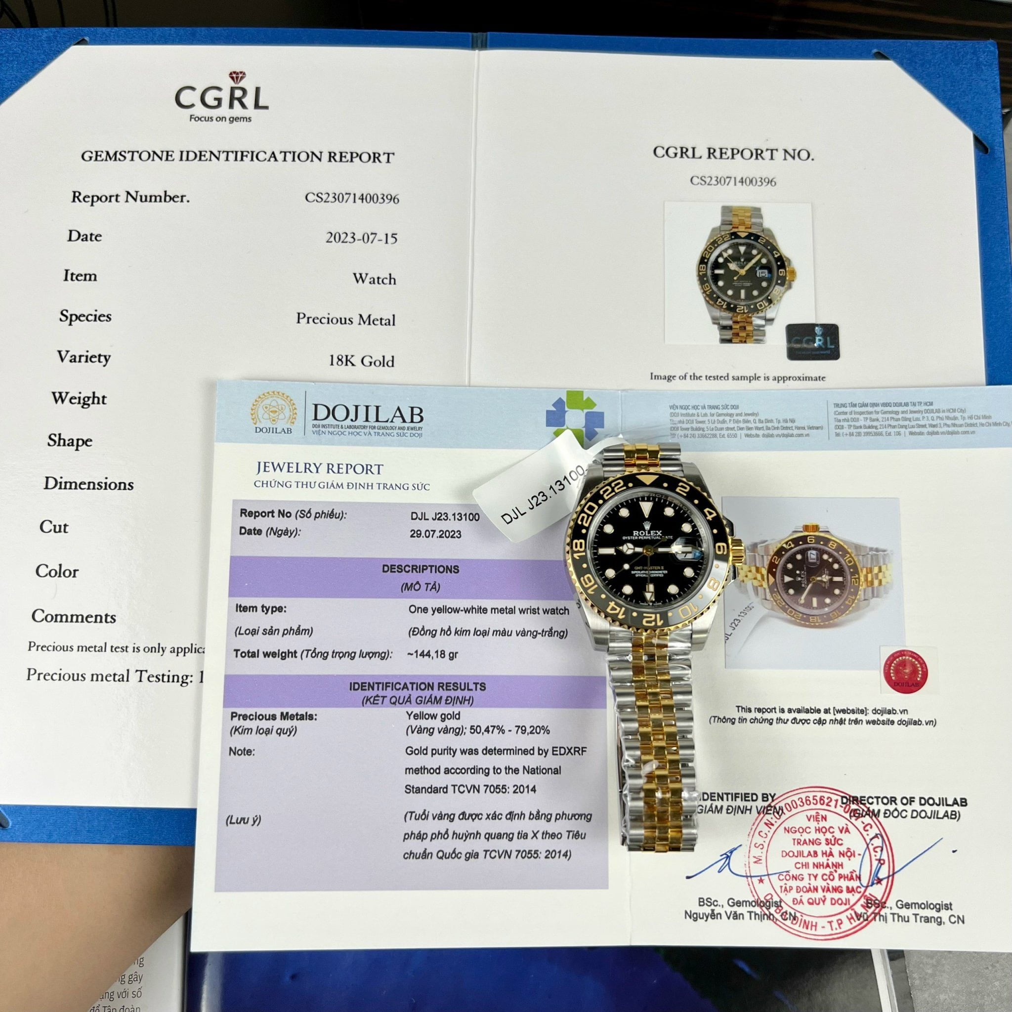 ROLEX GMT MASTER II 40 MM - Đồng Hồ Rolex - Nam - DHNTT1375