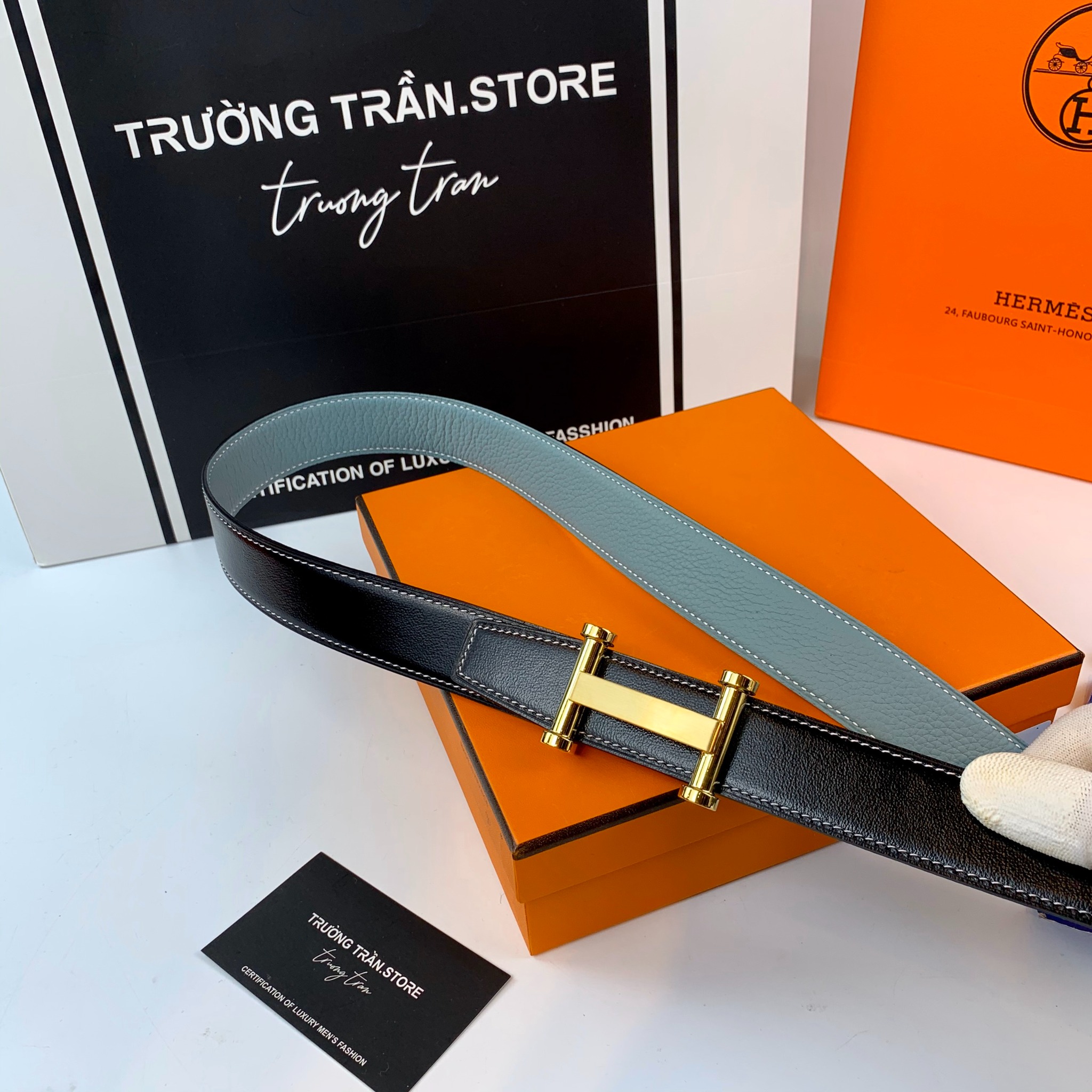 BELT 32 MM - Dây Lưng Hermes - Nam - DLTT107