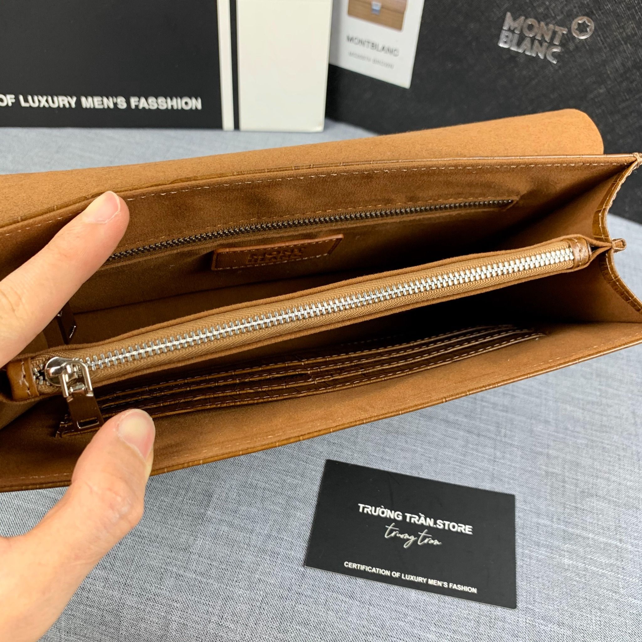 Clutch - Ví Khóa Số Mont Blanc - Nam - CLTT145