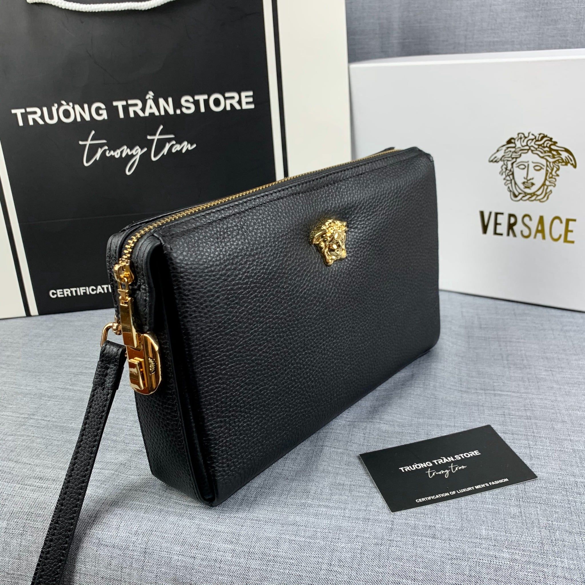 Clutch - Ví Khóa Số Versace - Nam - CLTT28 Trường Trần. Store