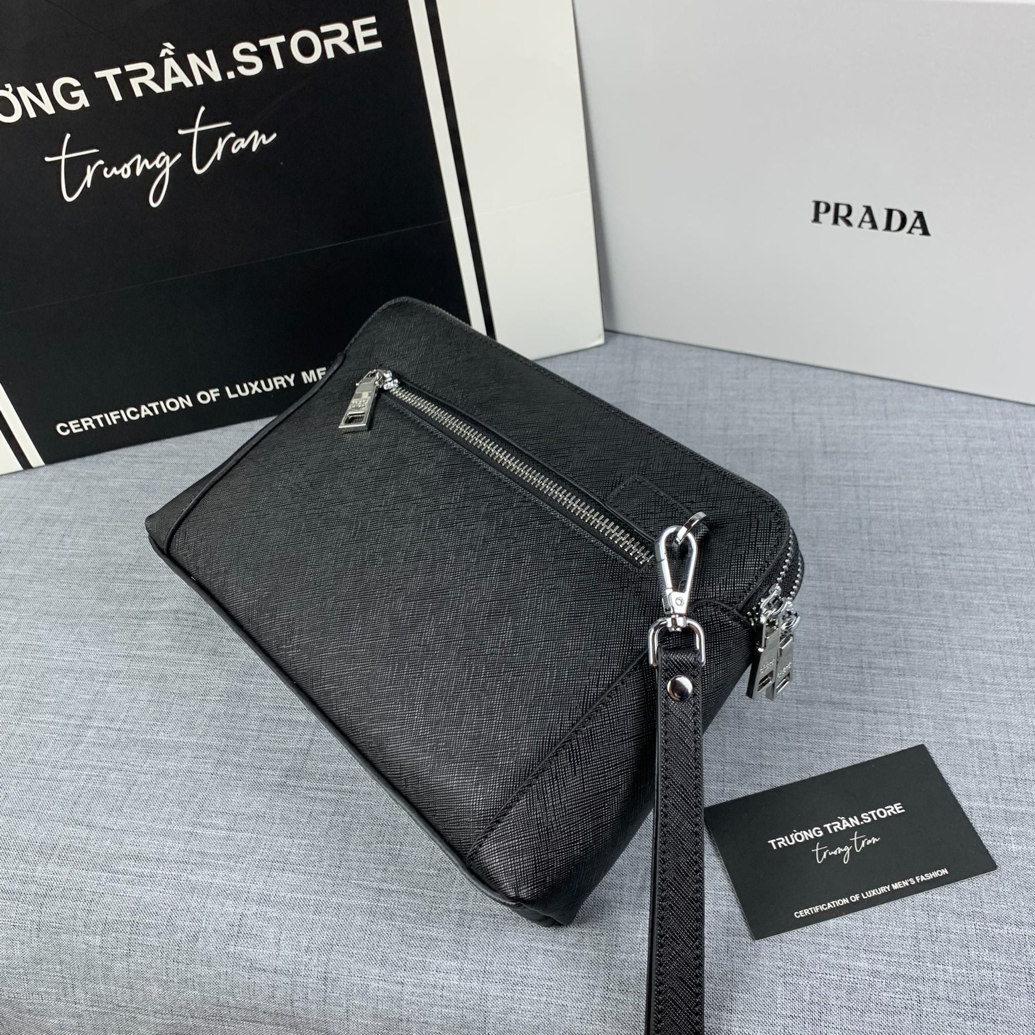 Clutch - Ví Cầm Tay Prada - Nam - CLTT141
