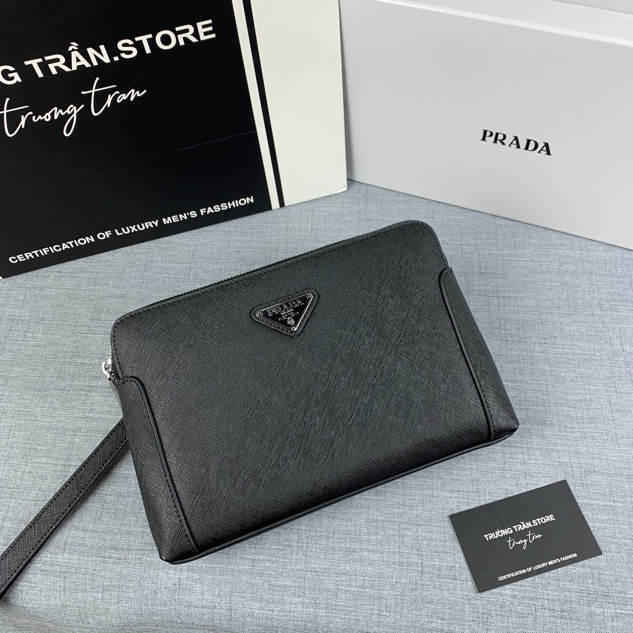 Clutch - Ví Cầm Tay Prada - Nam - CLTT141