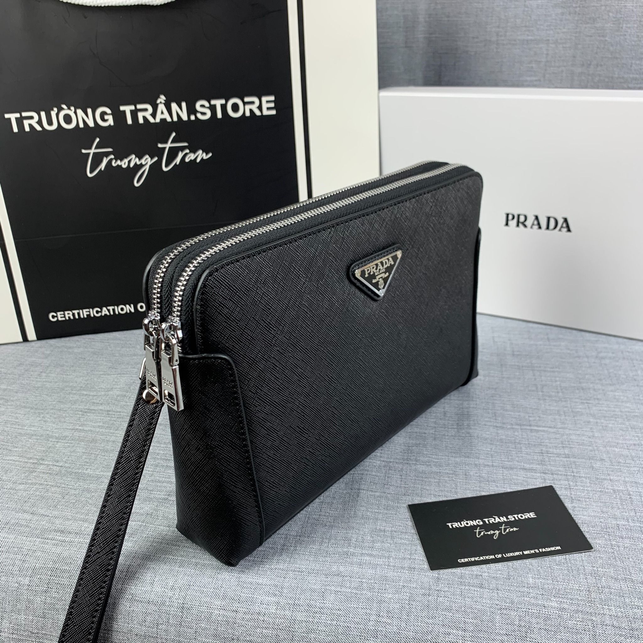 Clutch - Ví Cầm Tay Prada - Nam - CLTT141