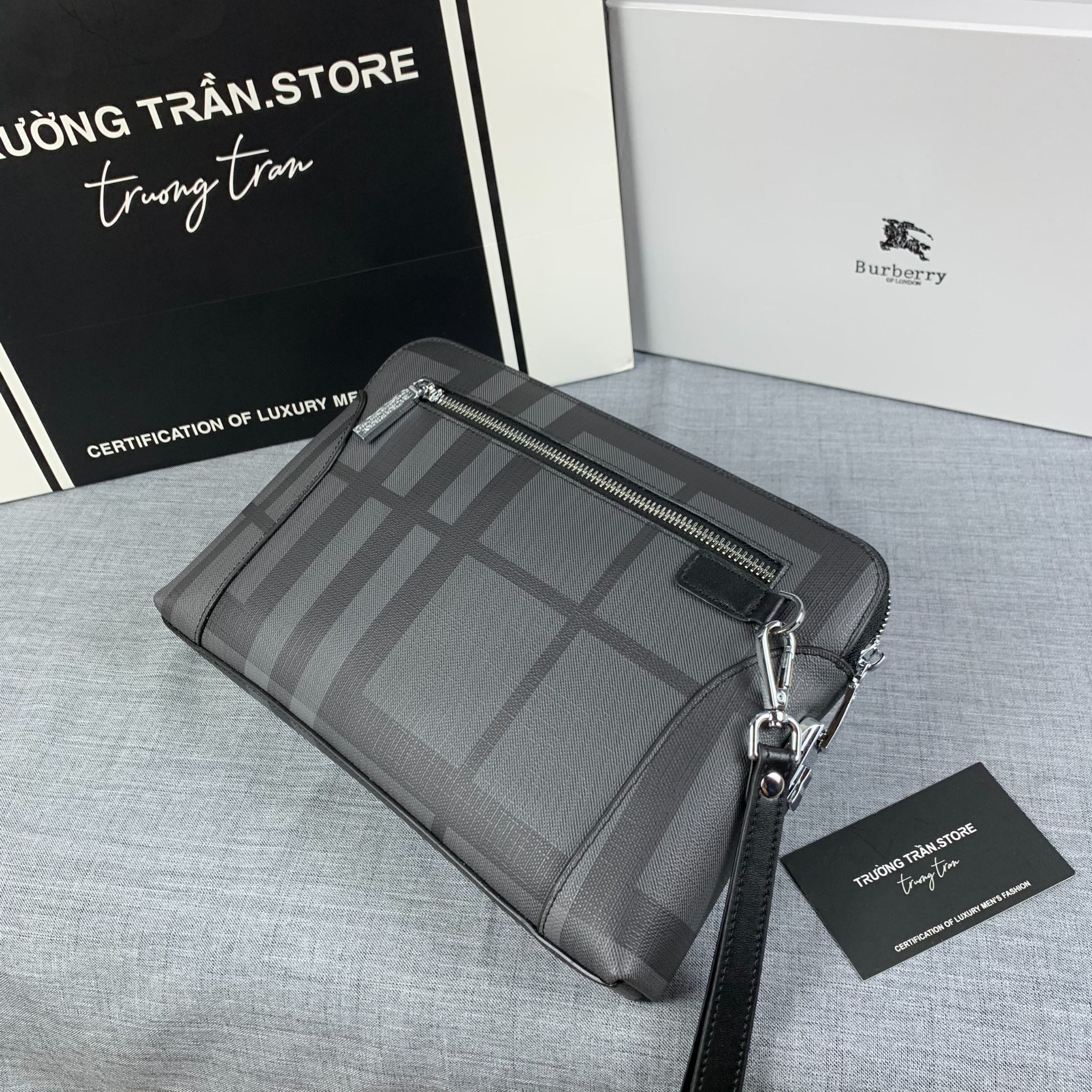 Clutch - Ví Khóa Số Burberry - Nam - CLTT143