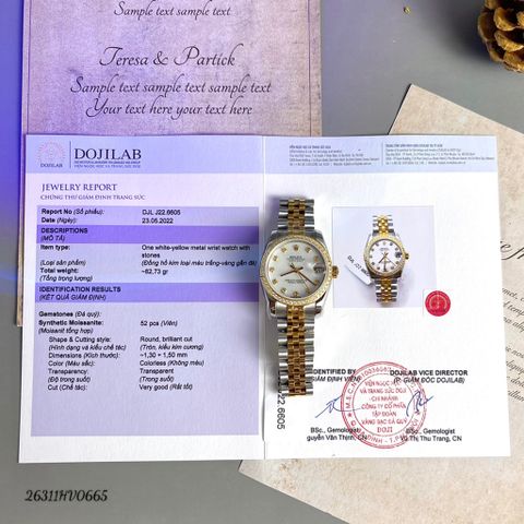 ROLEX DATEJUST 31 MM - Đồng Hồ Rolex - Nữ - DHTT72