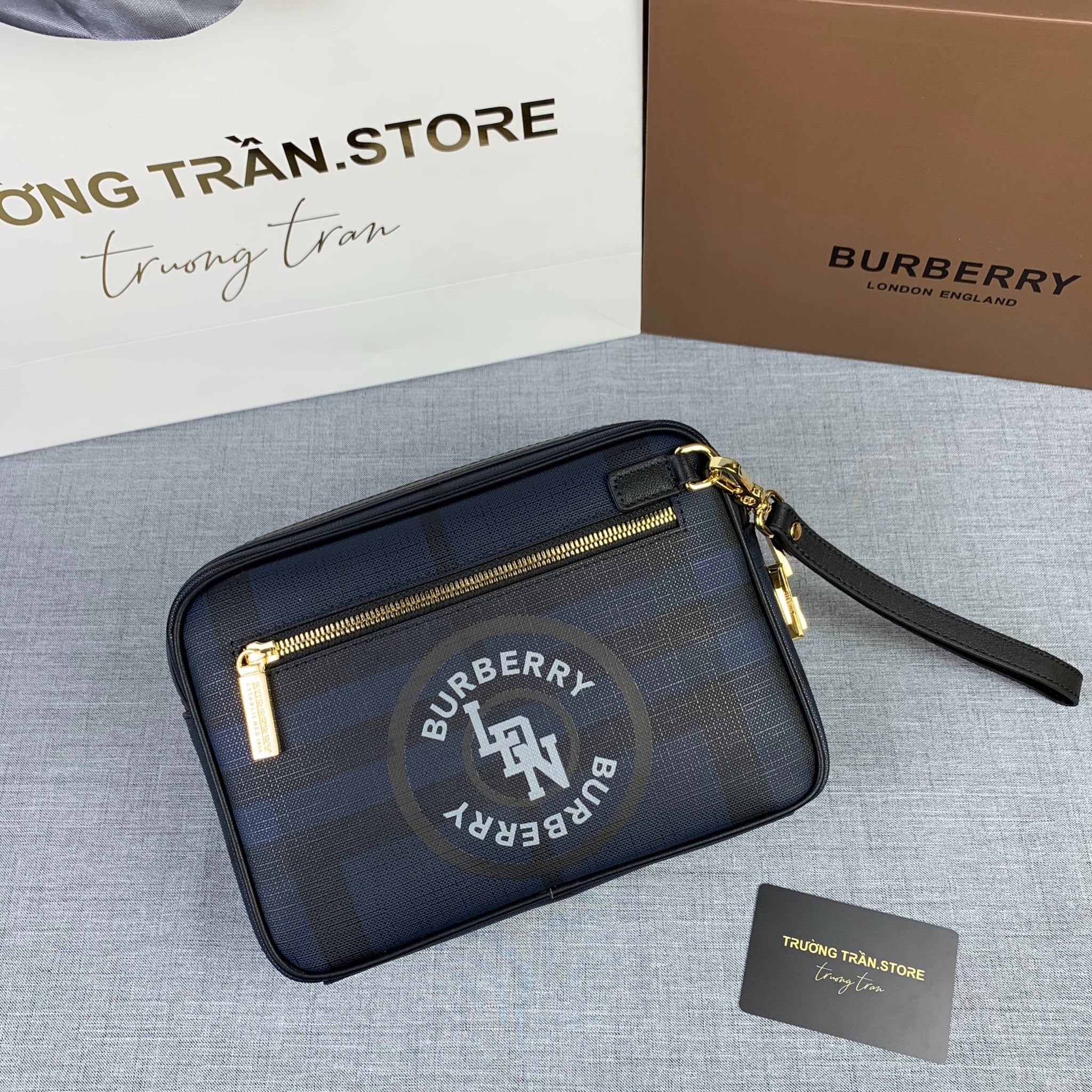Clutch - Ví Khóa Số Burberry - Nam - CLTT227