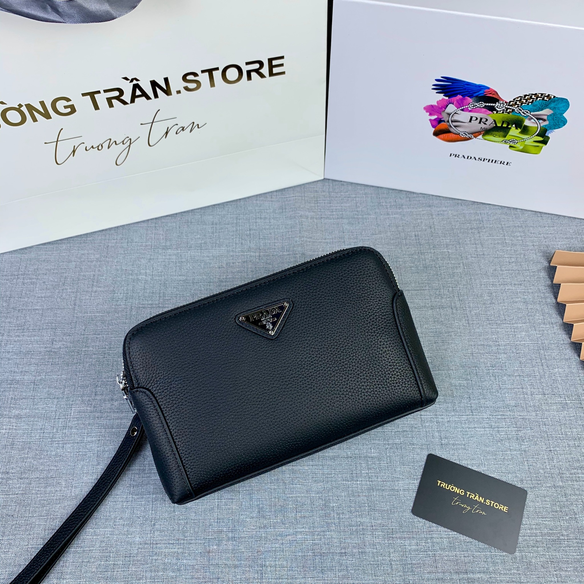 Clutch - Ví Cầm Tay Prada - Nam - CLTT226