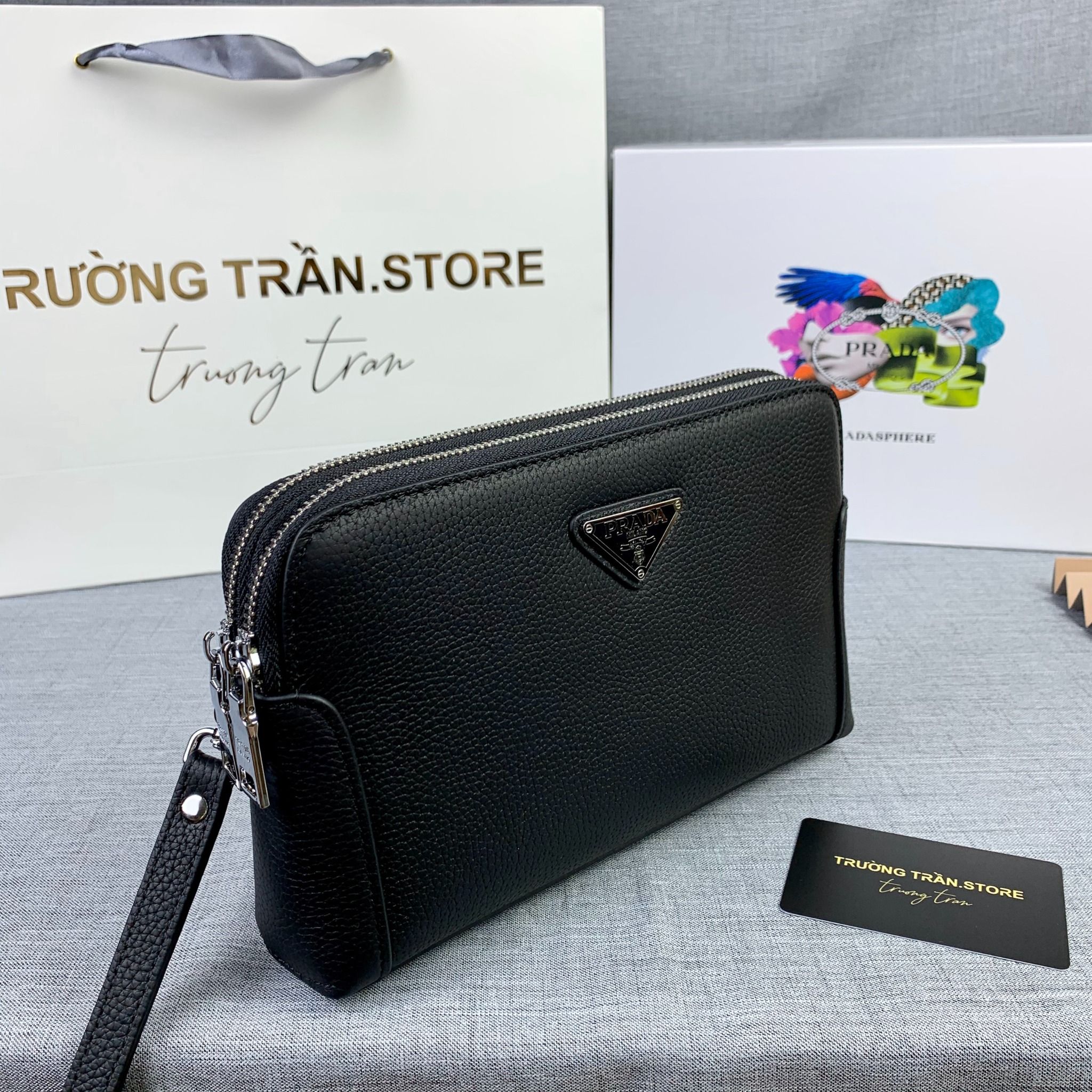 Clutch - Ví Cầm Tay Prada - Nam - CLTT226