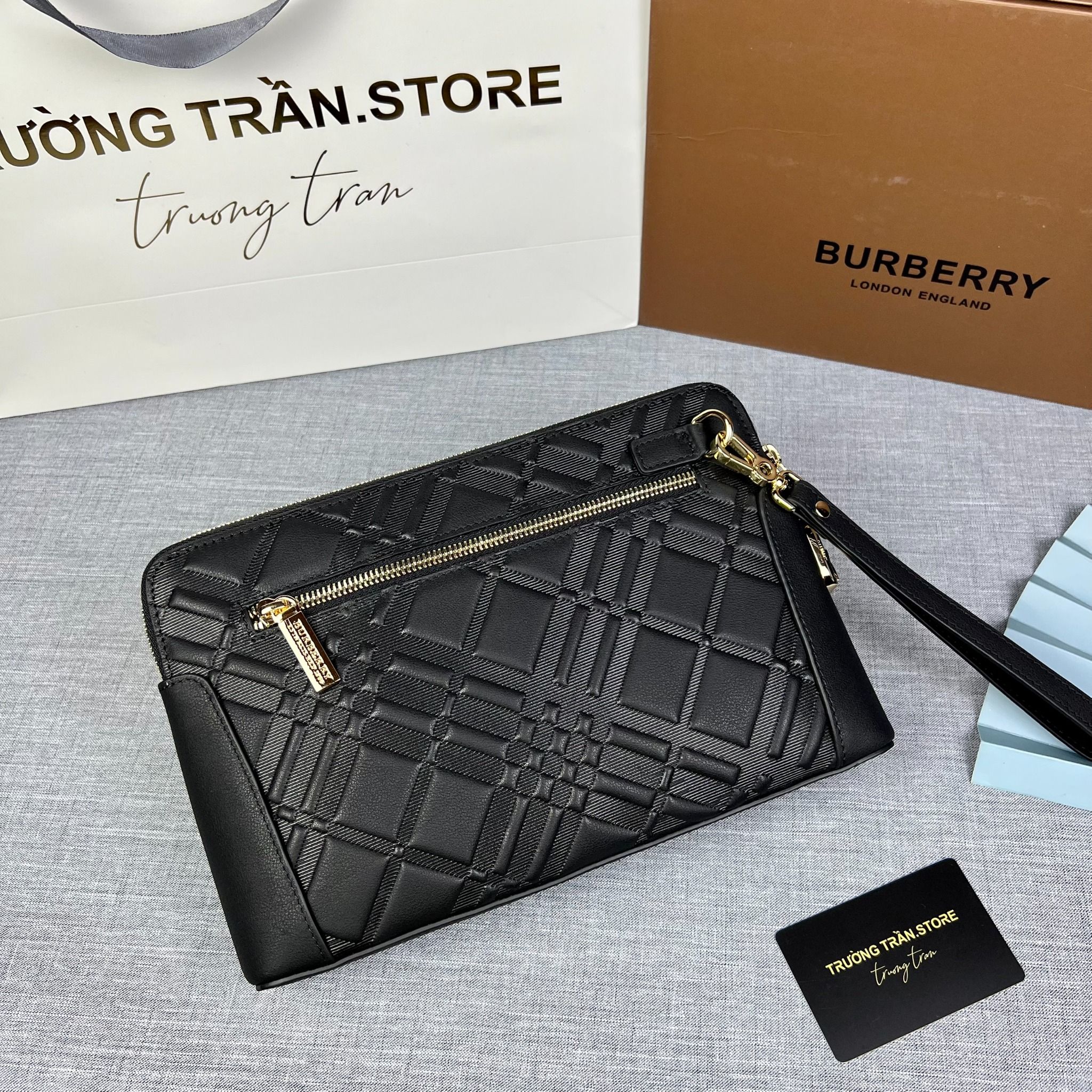 Clutch - Ví Khóa Số Burberry - Nam - CLTT259
