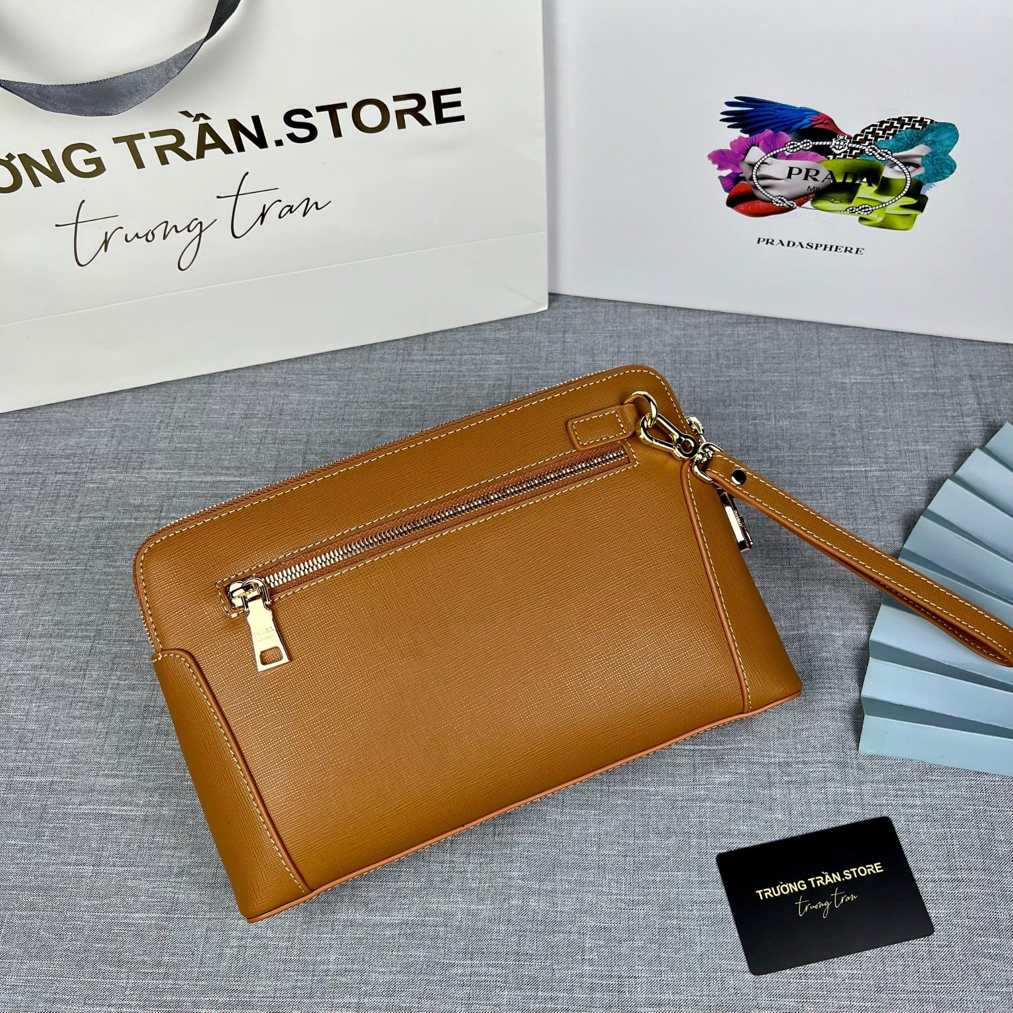 Clutch - Ví Khóa Số Prada - Nam - CLTT262
