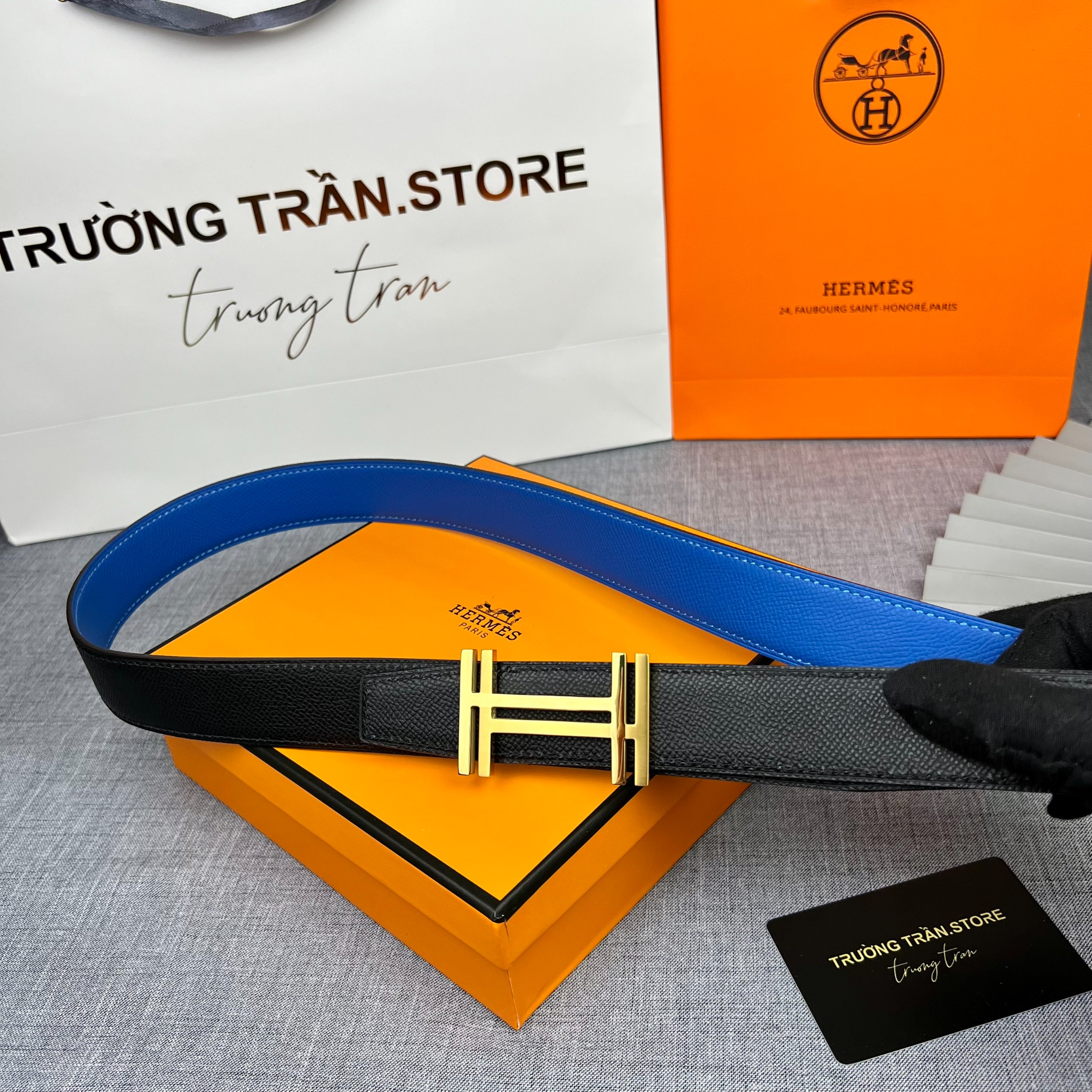 BELT 32 MM - Dây lưng Hermes - Nam - DLTT143