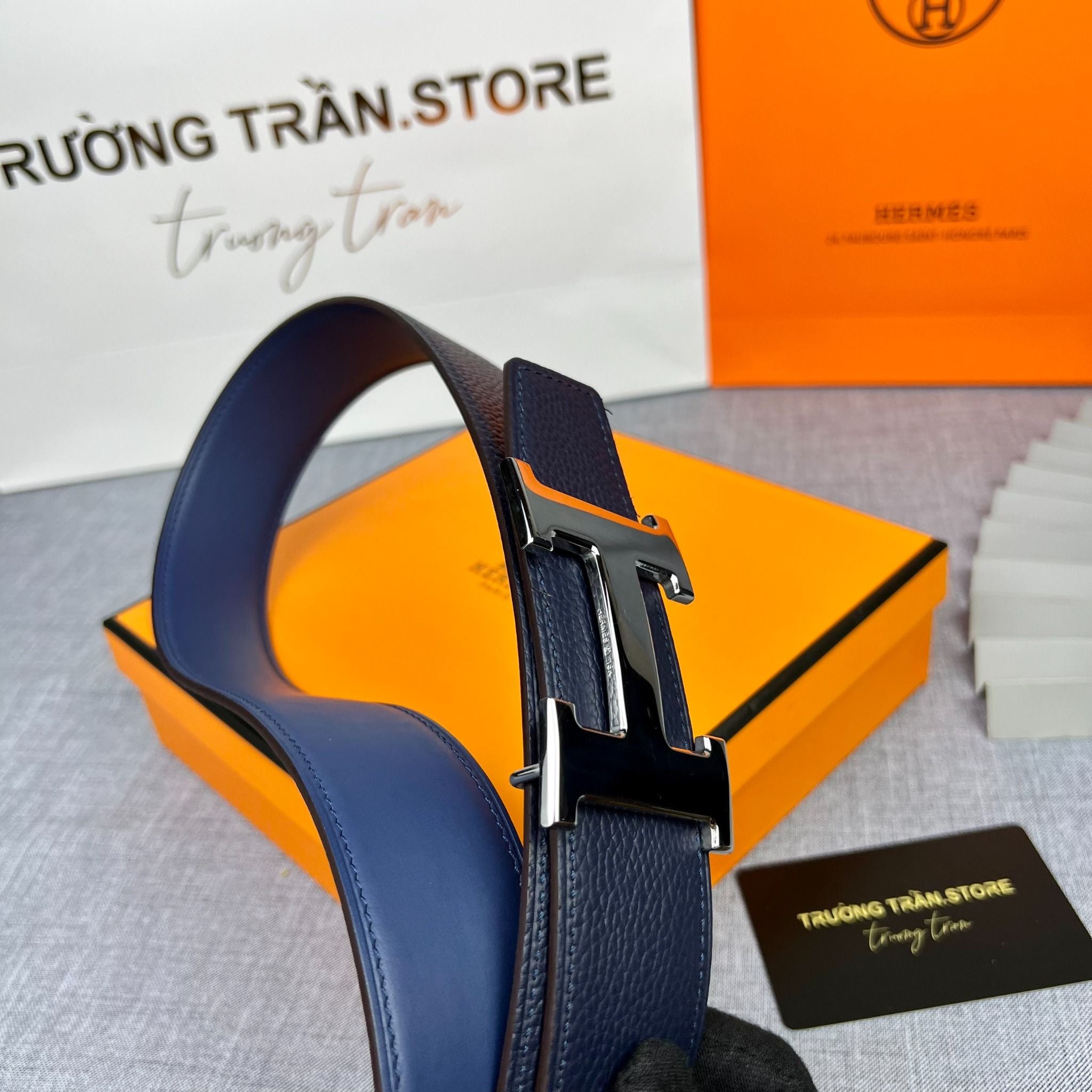 BELT 38 MM - Dây lưng Hermes - Nam - DLTT145