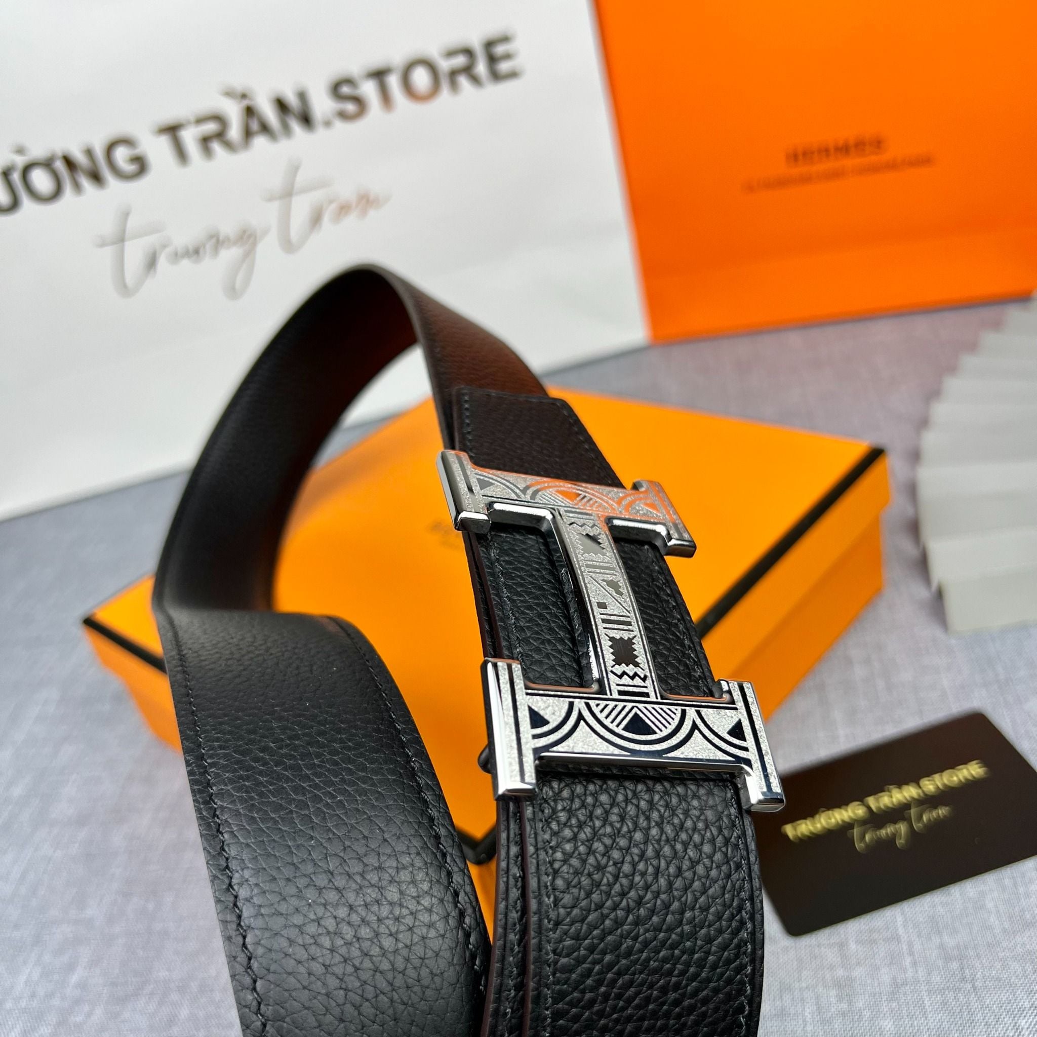 BELT 38 MM - Dây lưng Hermes - Nam - DLTT155
