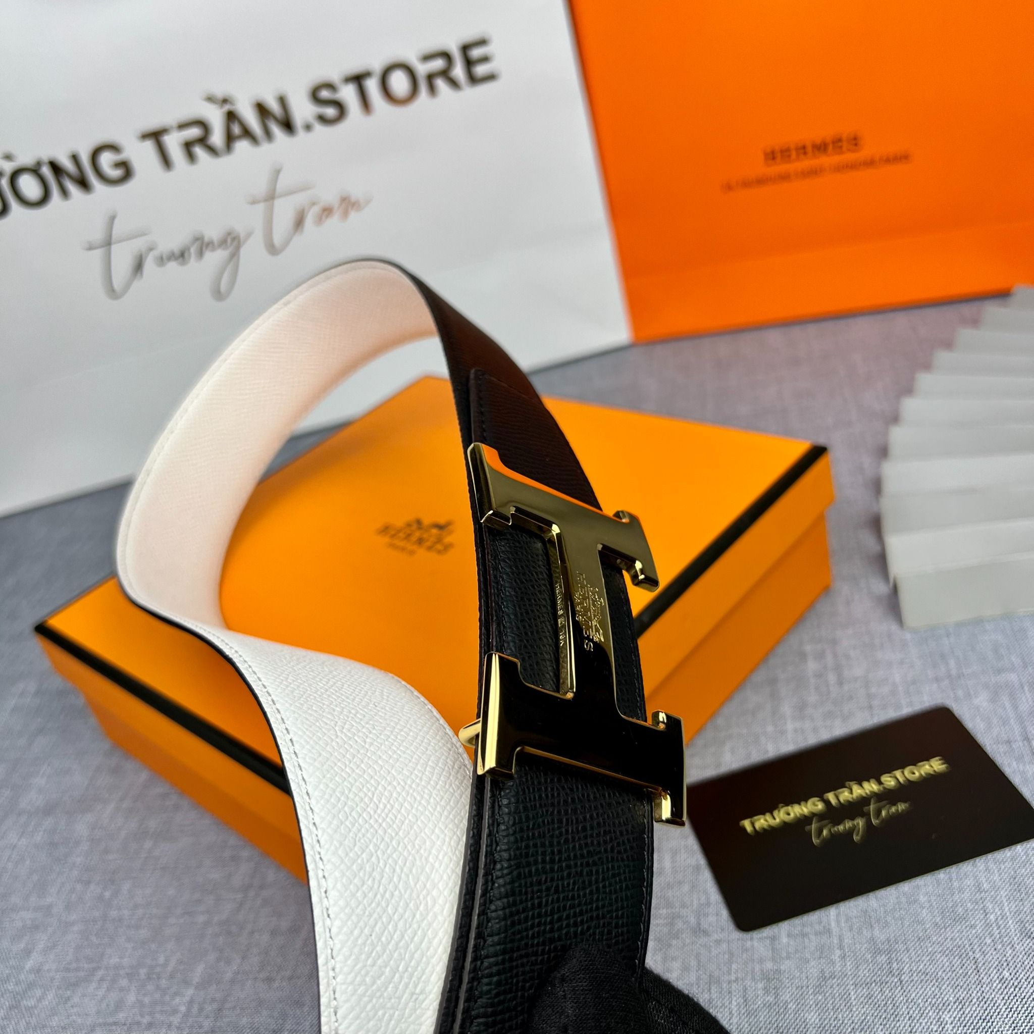 BELT 38 MM - Dây lưng Hermes - Nam - DLTT152