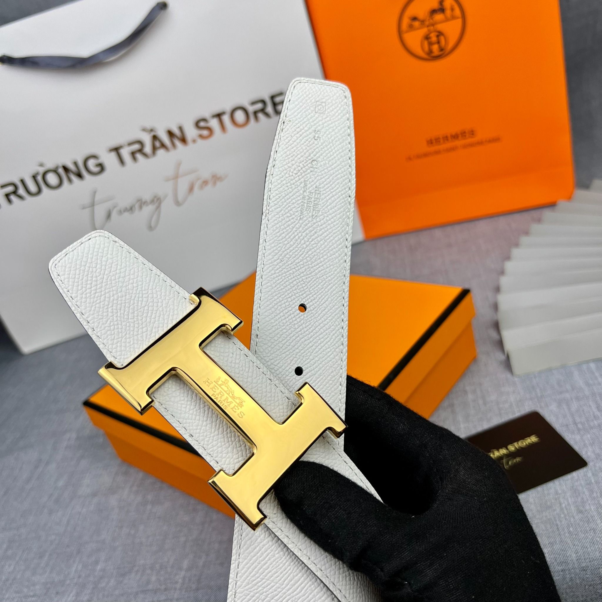 BELT 38 MM - Dây lưng Hermes - Nam - DLTT152