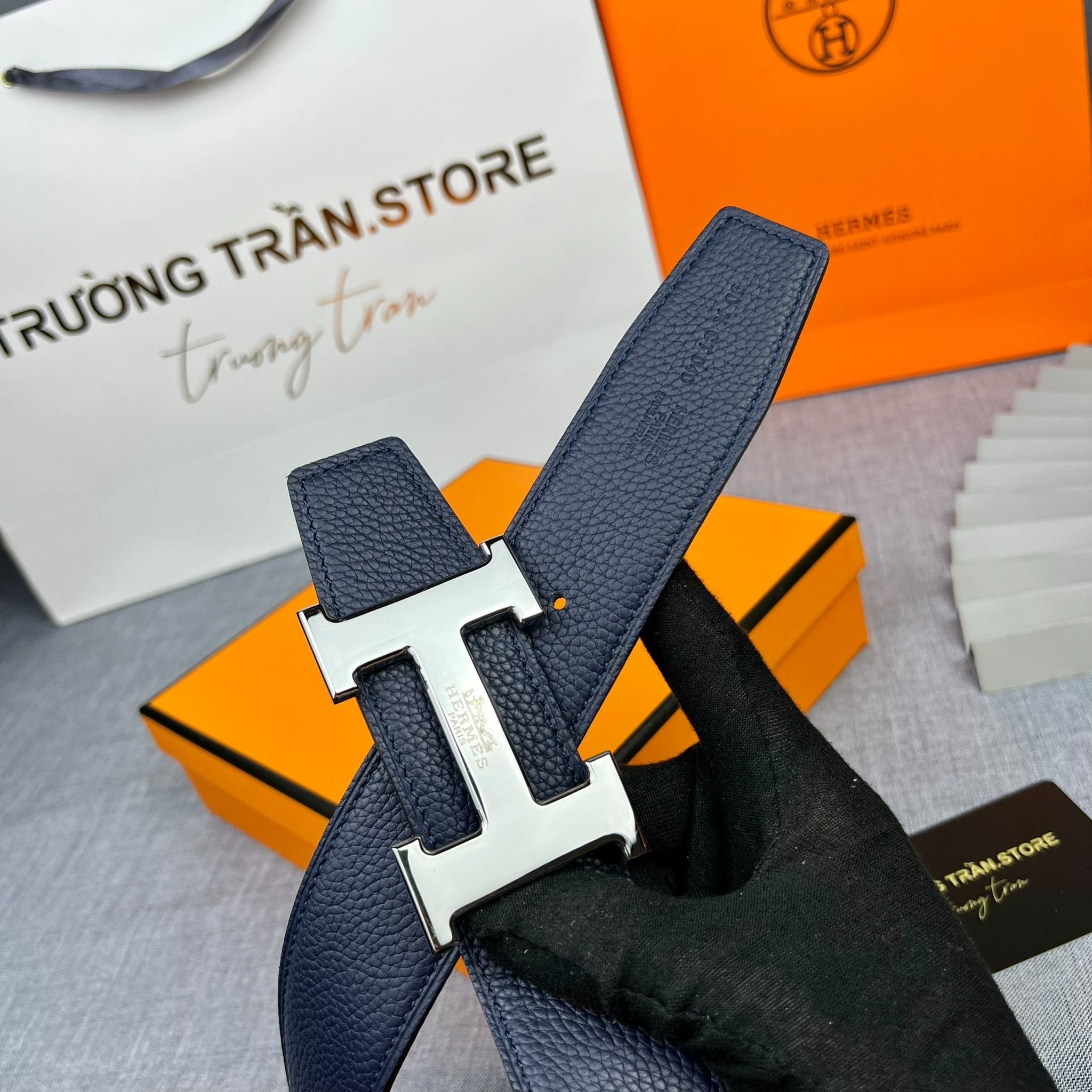 BELT 38 MM - Dây lưng Hermes - Nam - DLTT153
