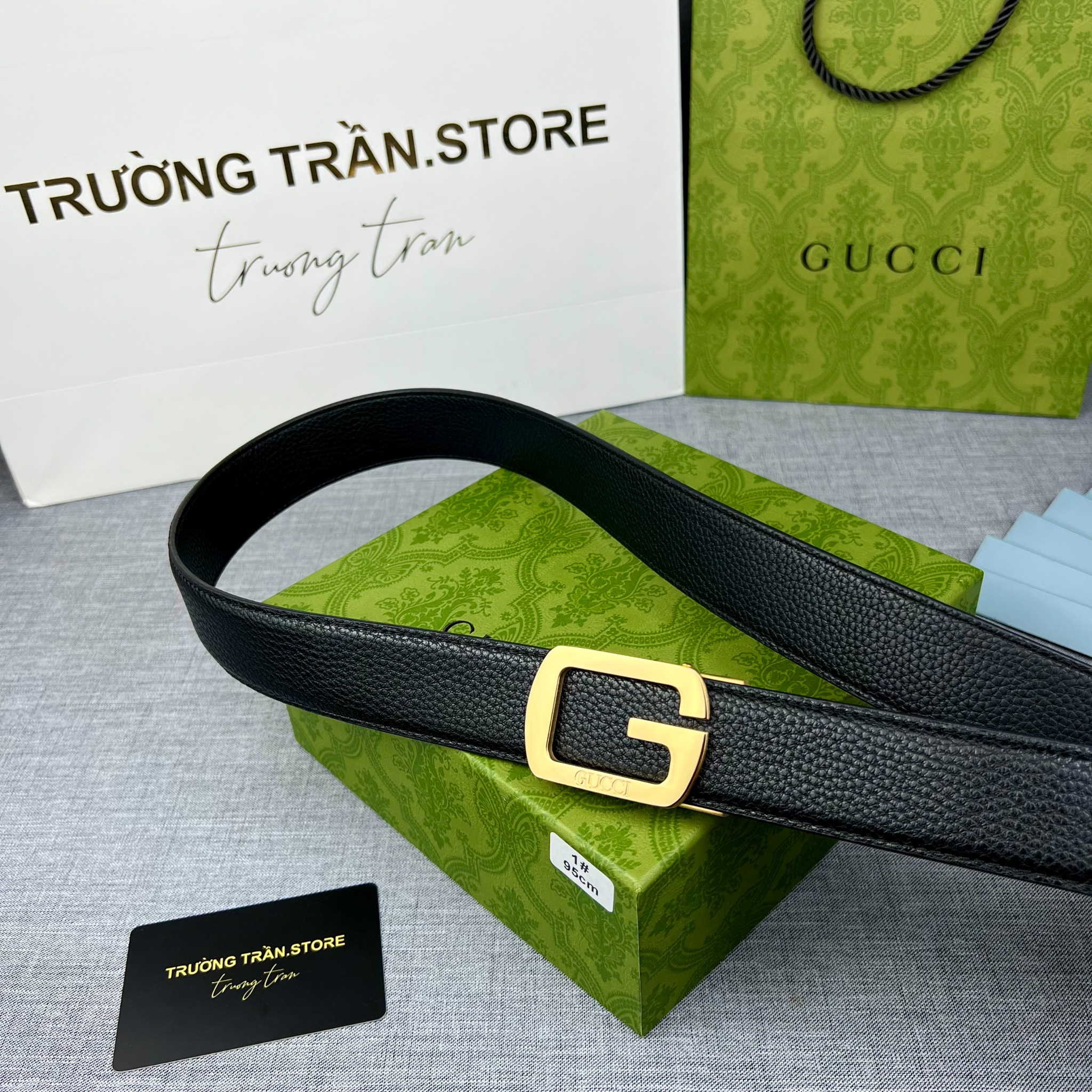 BELT 35 MM - Dây Lưng Gucci - Nam - DLTT115