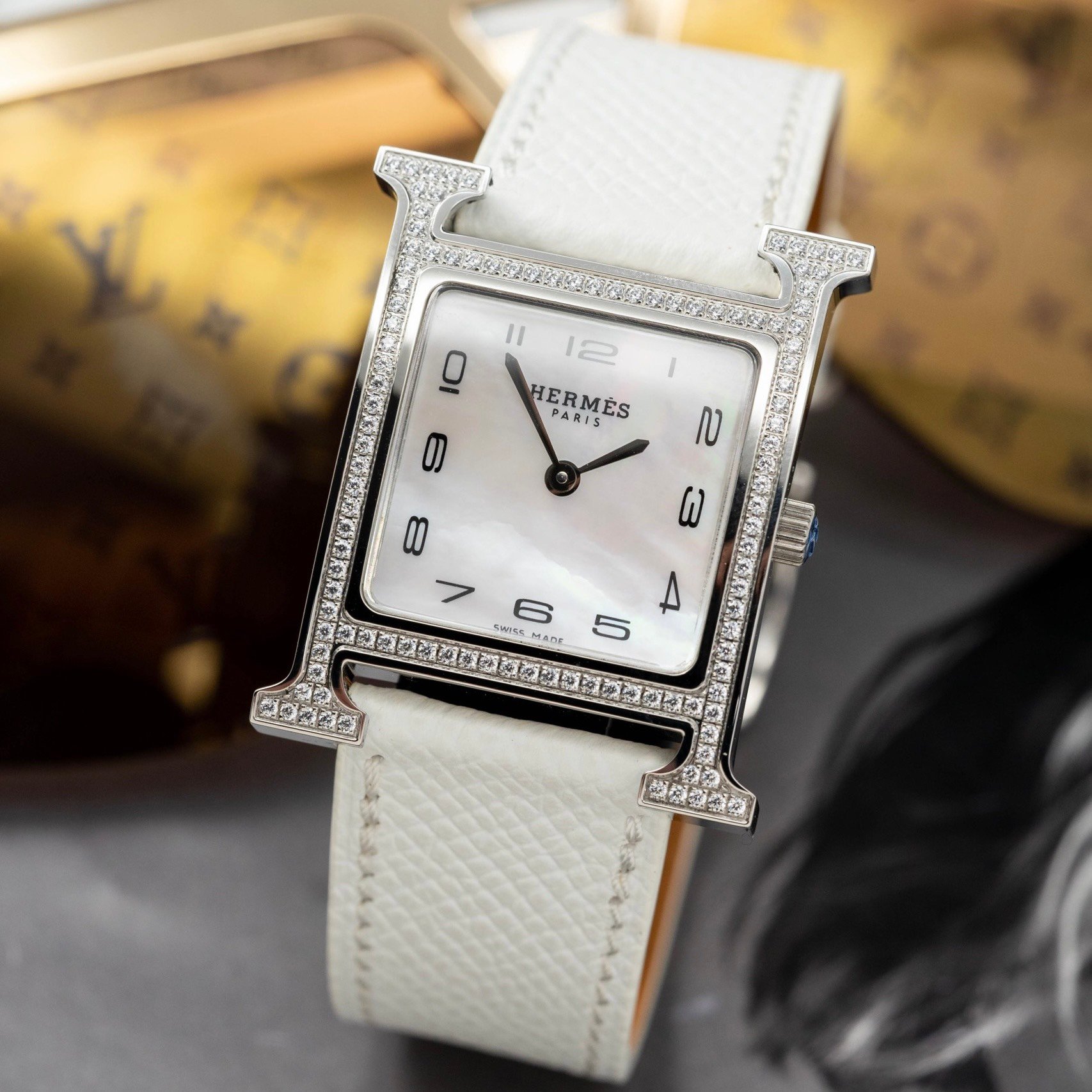 HERMES HEURE H 21 MM - Đồng Hồ Hermes- Nữ - DHTT267