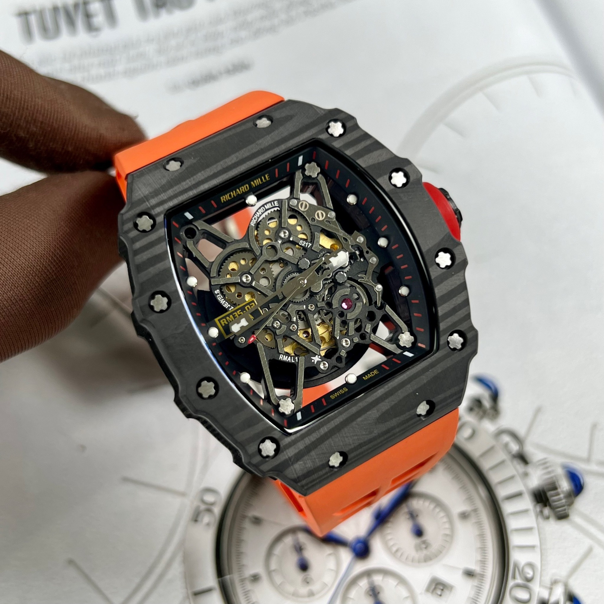 RICHARD MILLE 44 MM - Đồng Hồ Richard Mille - Nam - DHNTT920