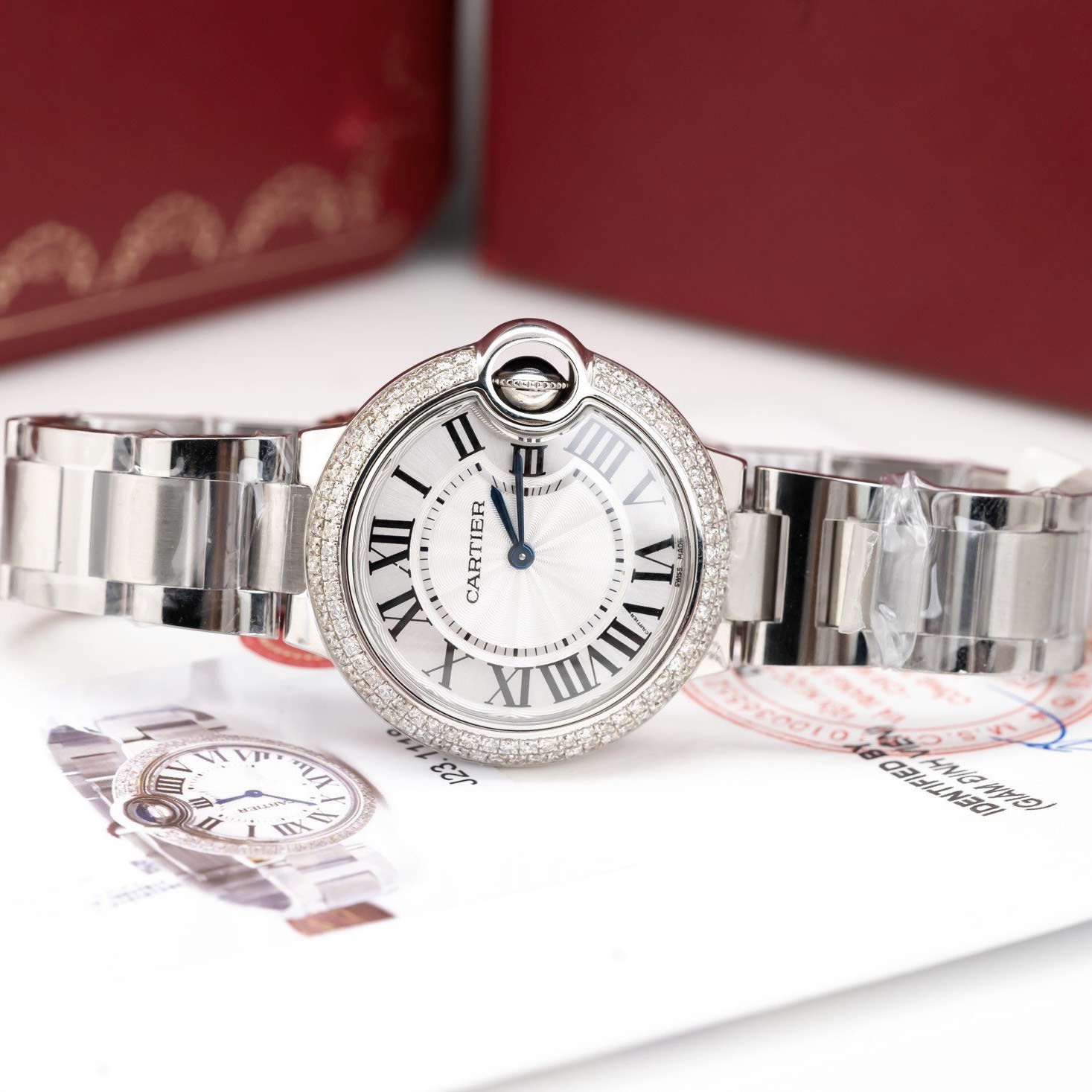 CARTIER BALLON BLEU DE 33 MM - Đồng Hồ Cartier - Nữ - DHTT312