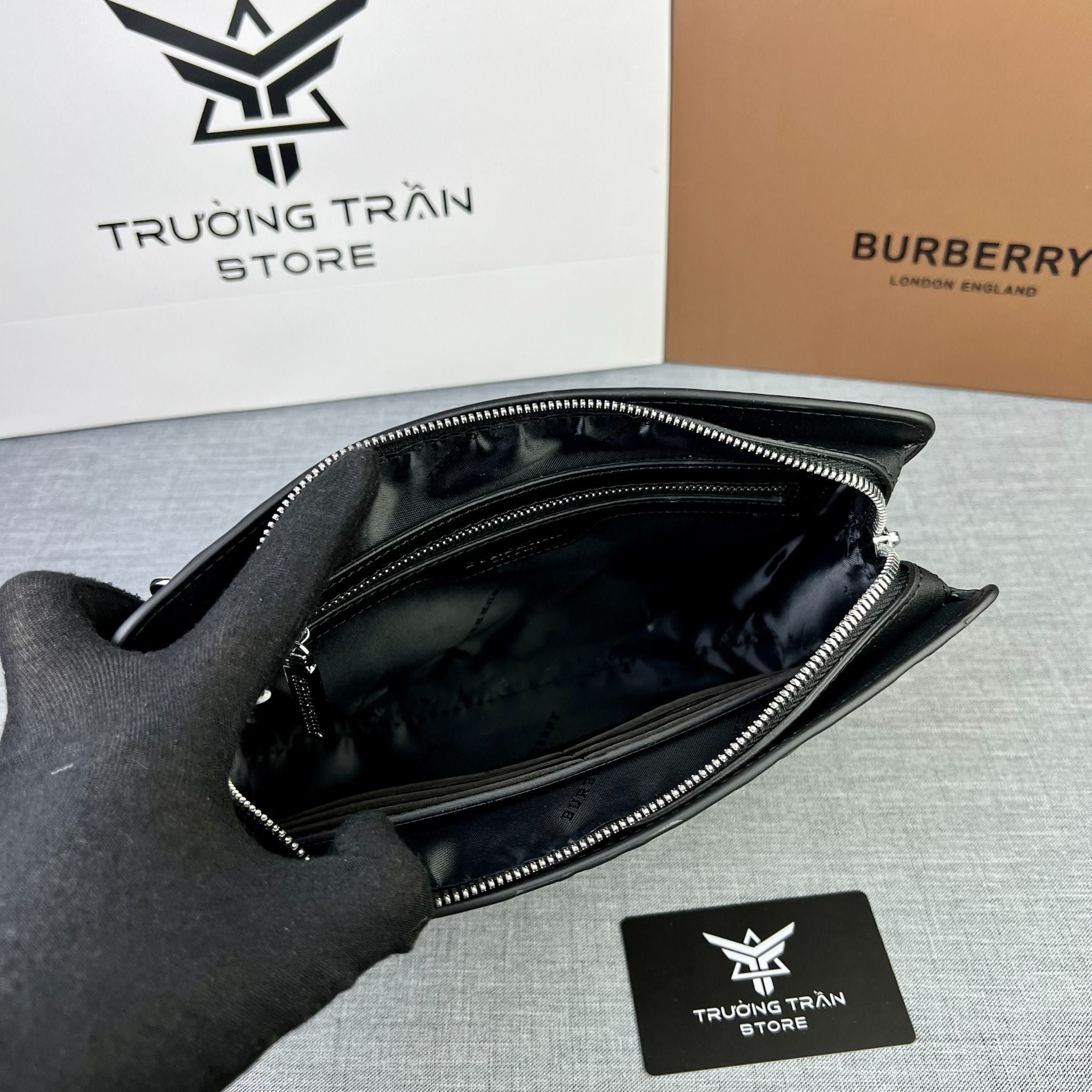 Clutch - Ví Khóa Số Burberry - Nam - CLTT230