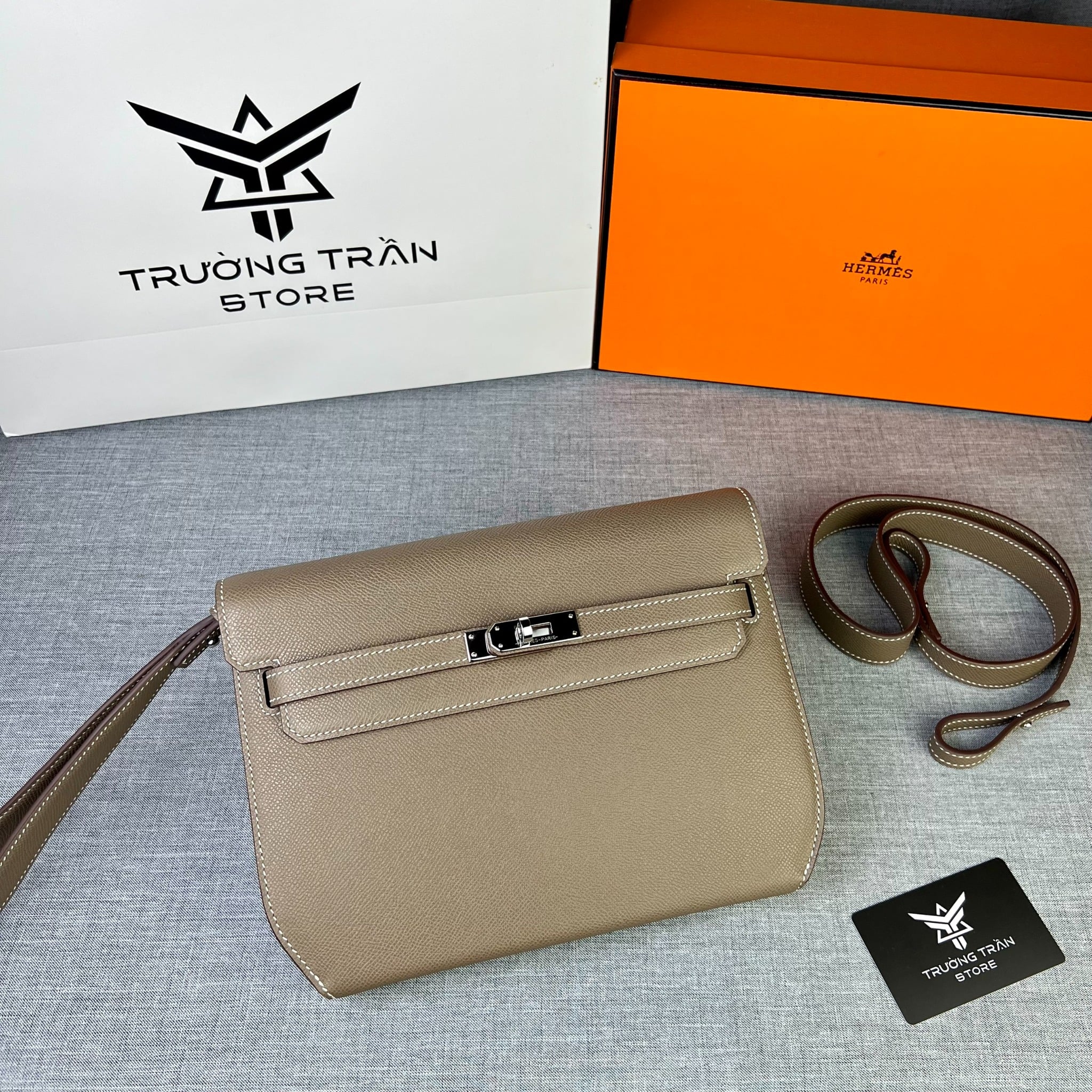 Clutch - Ví Cầm Tay Hermes - Nam - CLTT150