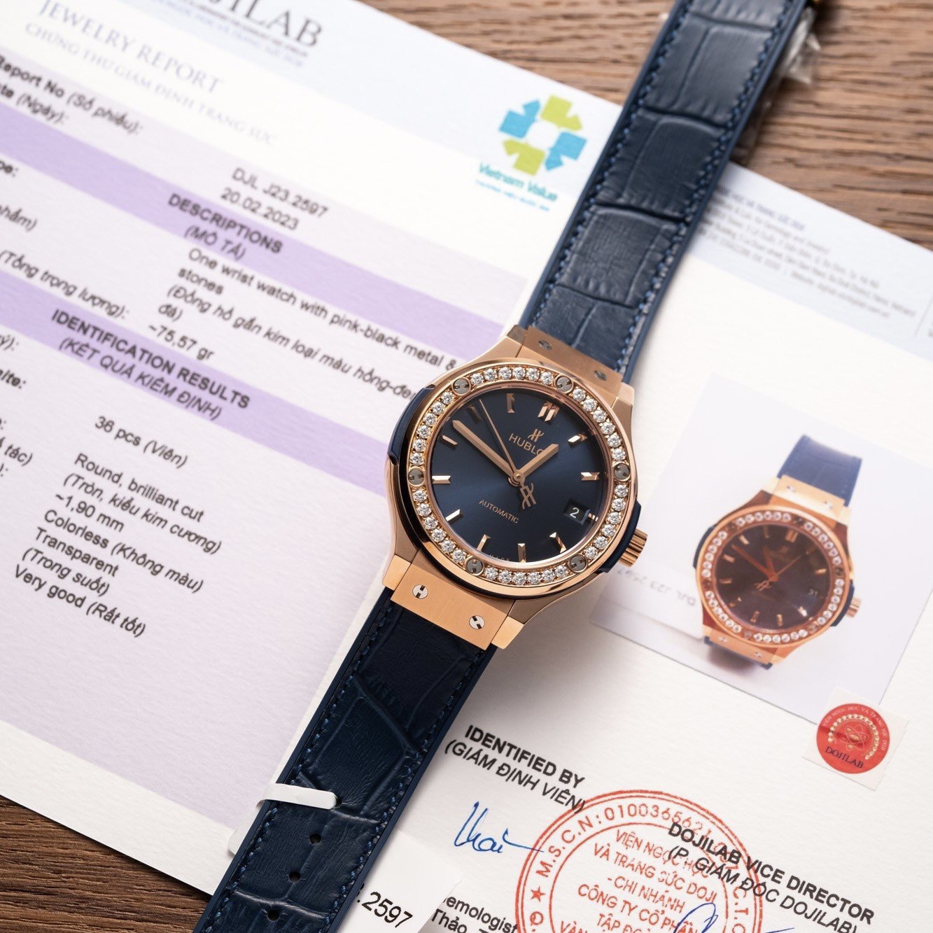 HUBLOT CLASSIC FUSION 38 MM - Đồng Hồ Hublot - Nữ - DHTT118