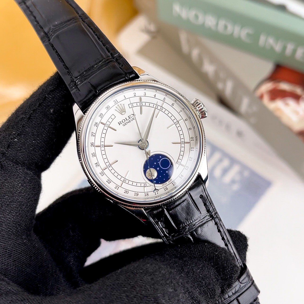 ROLEX CELLINI MOONPHASE 39 MM - Đồng Hồ Rolex - Nam - DHNTT1188