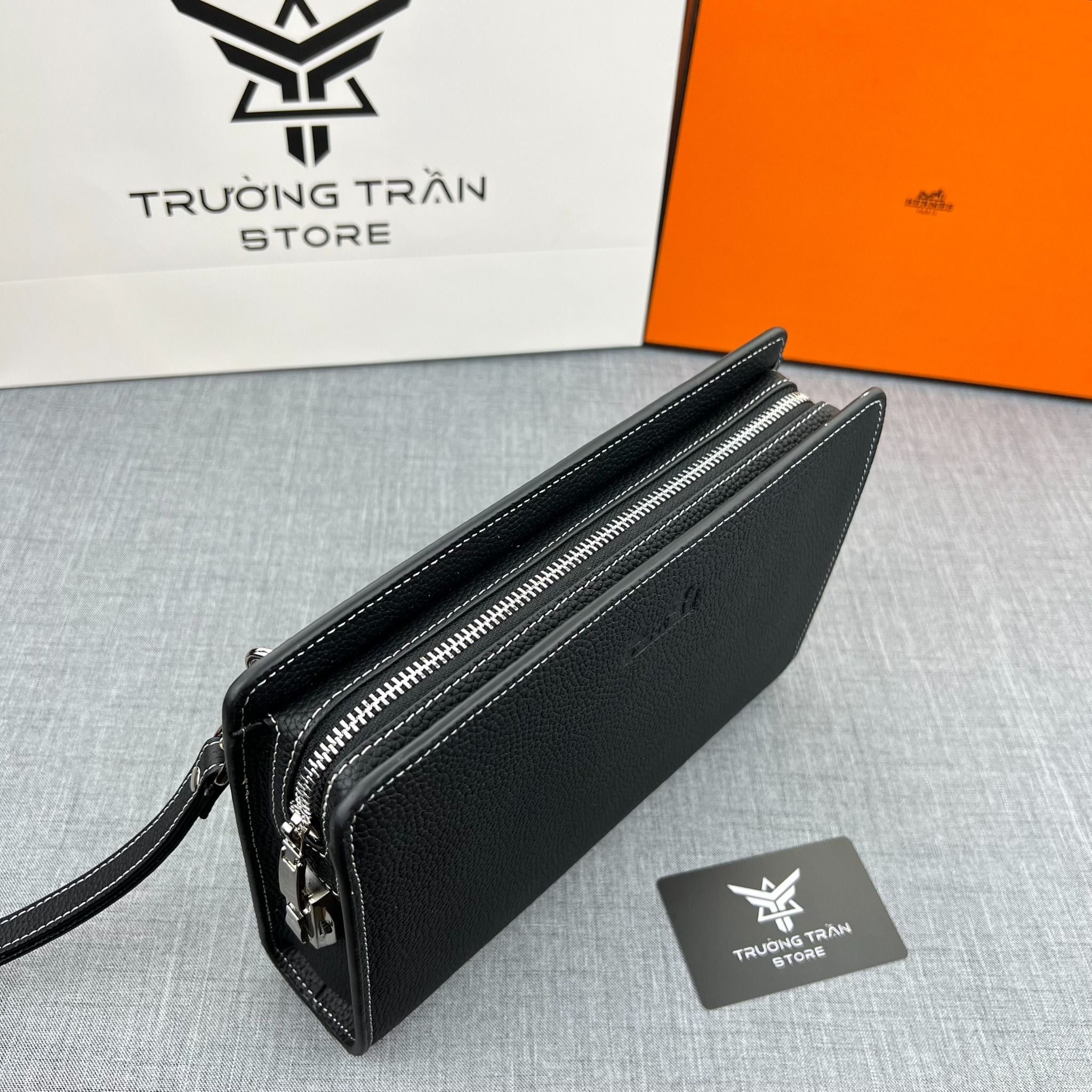 Clutch - Ví Khóa Số Hermes - Nam - CLTT232