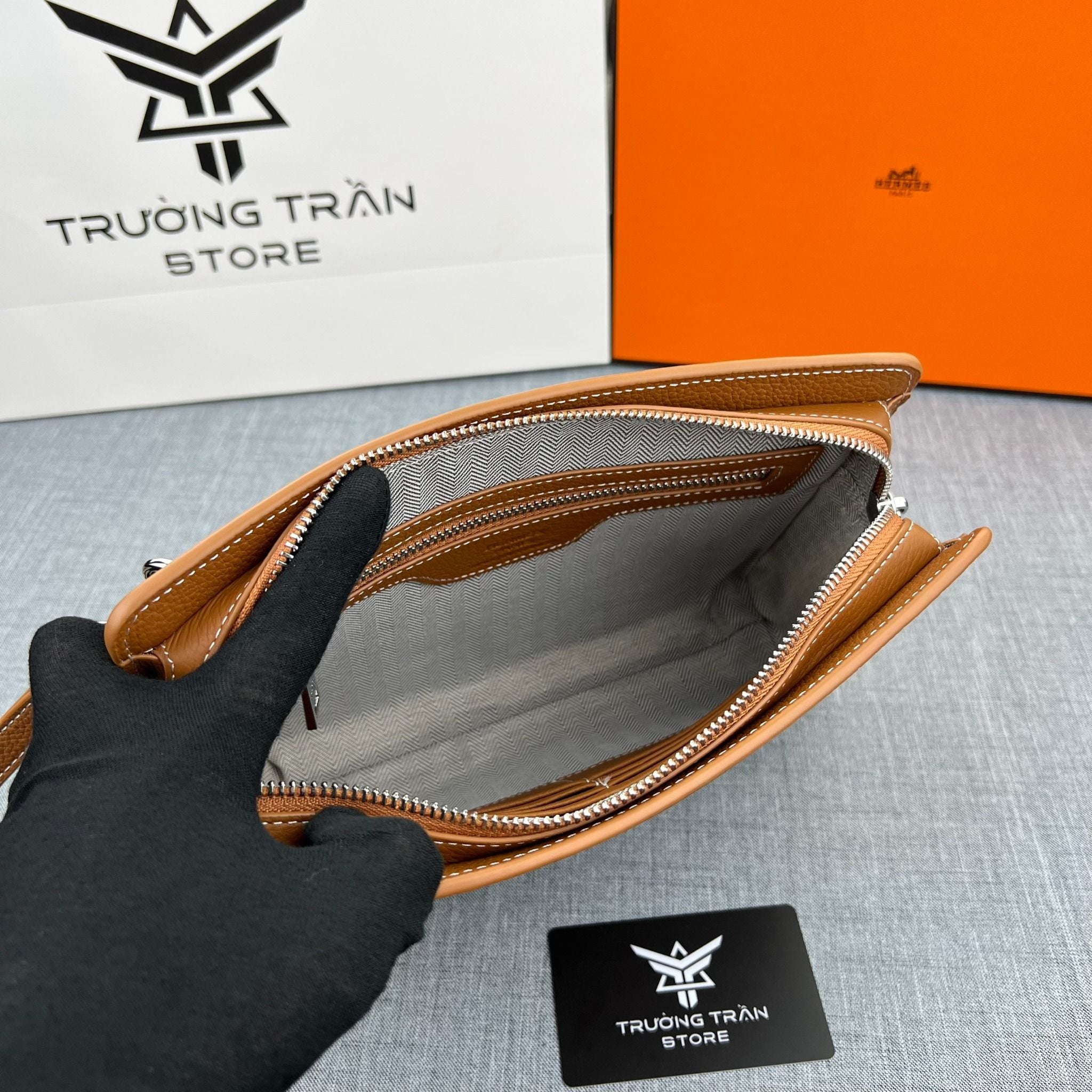 Clutch - Ví Khóa Số Hermes - Nam - CLTT234