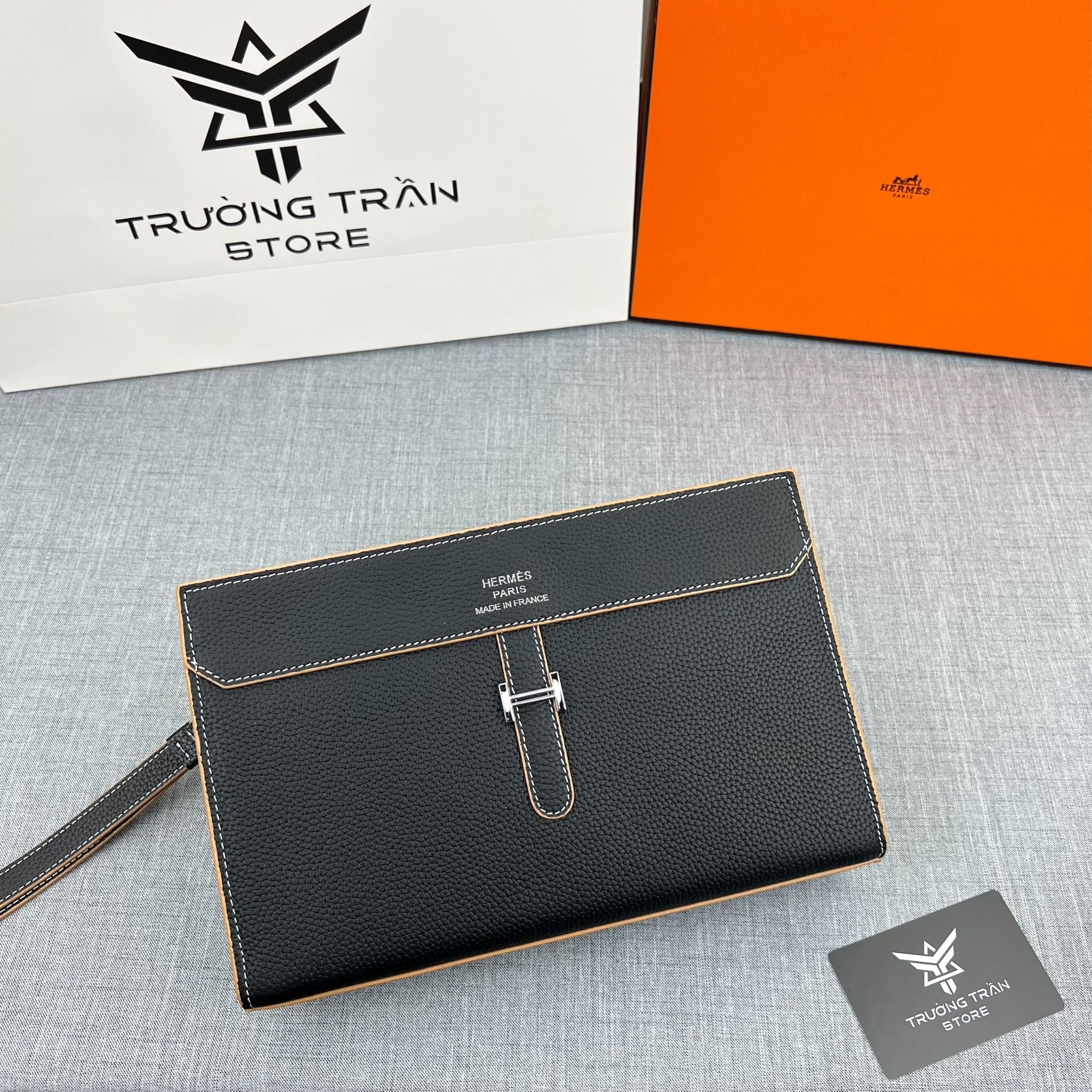 Clutch - Ví Cầm Tay Hermes - Nam - CLTT222