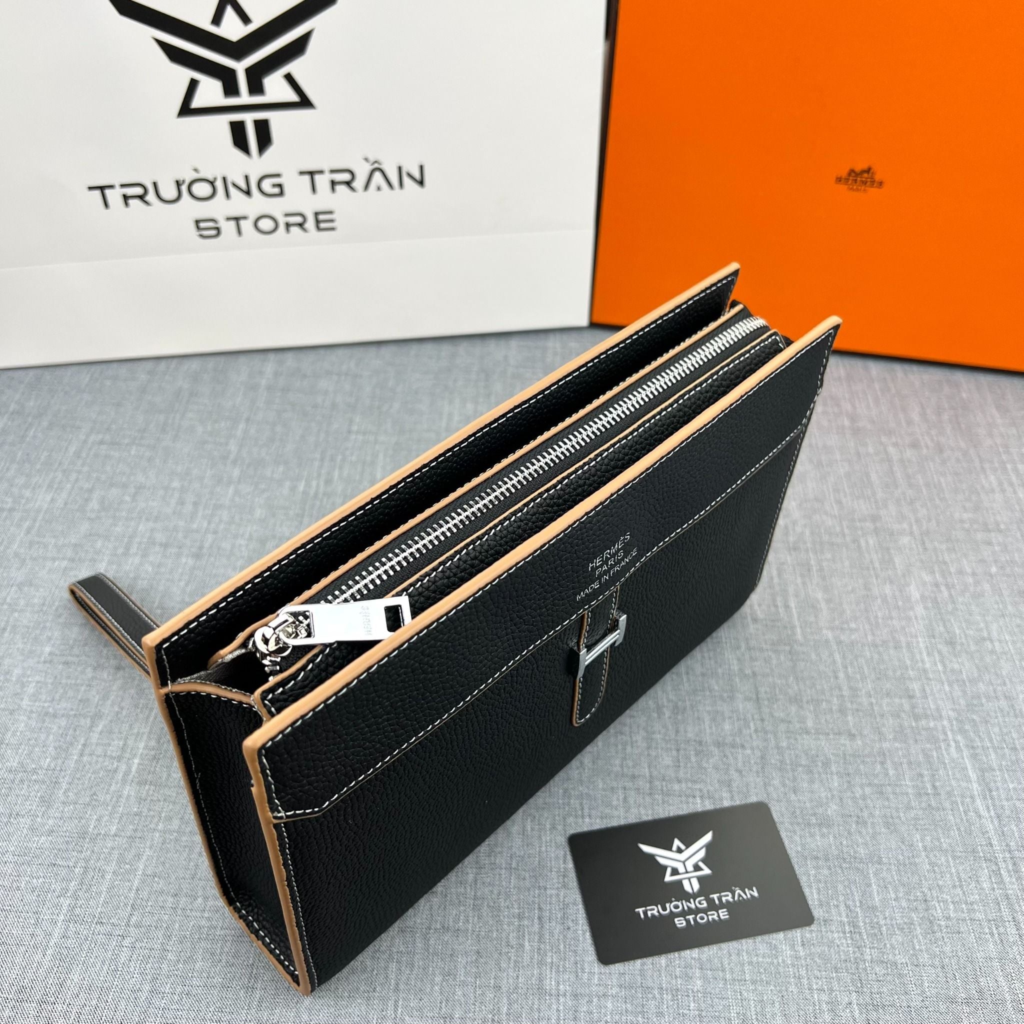 Clutch - Ví Cầm Tay Hermes - Nam - CLTT222