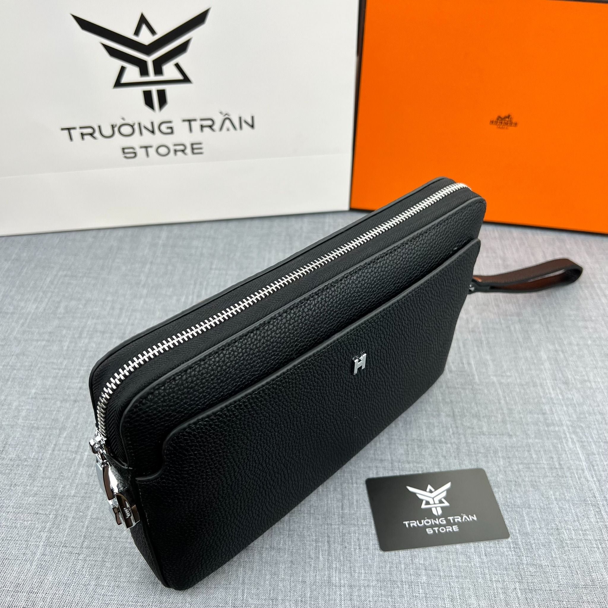 Clutch - Ví Khóa Số Hermes - Nam - CLTT281