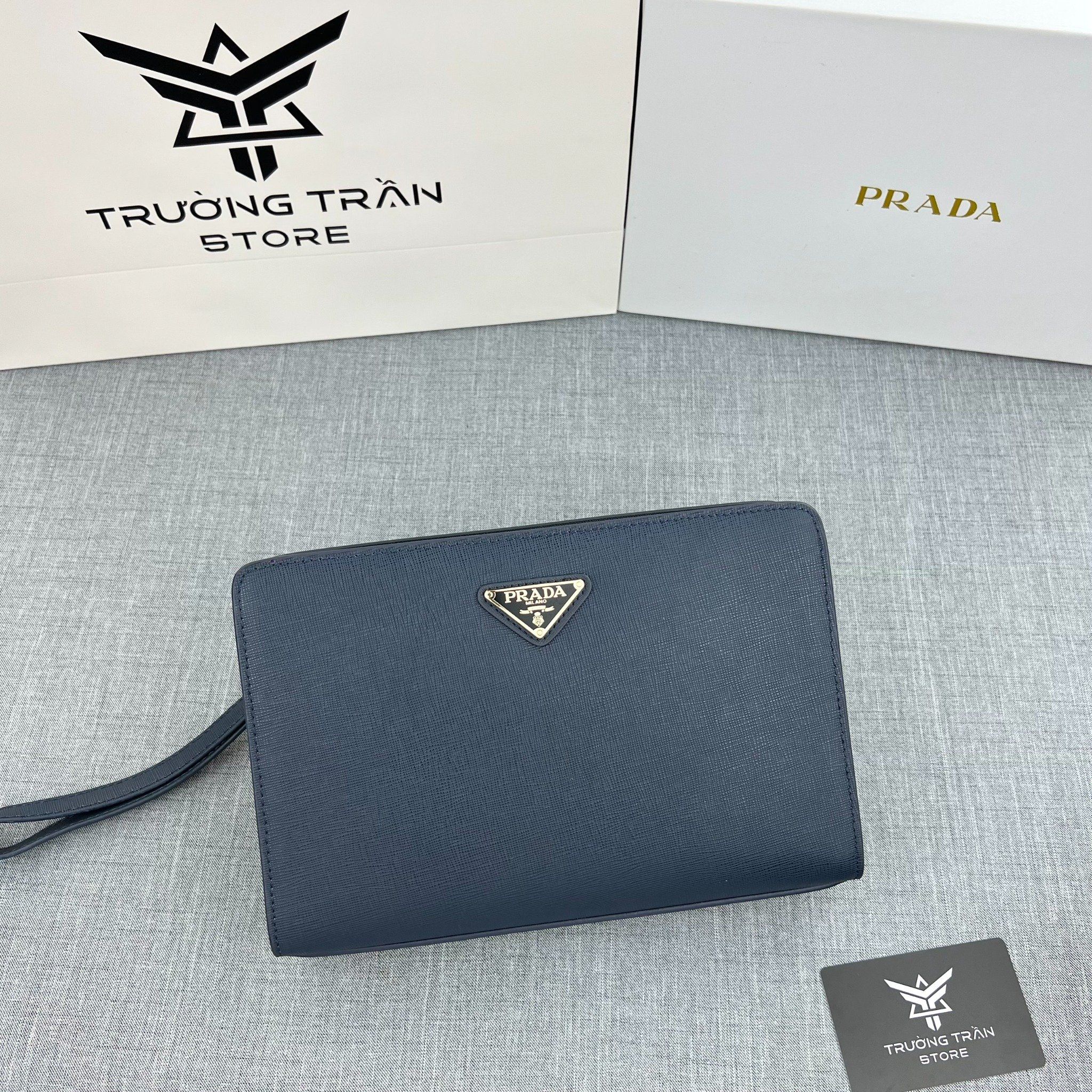 Clutch - Ví Khóa Số Prada - Nam - CLTT239