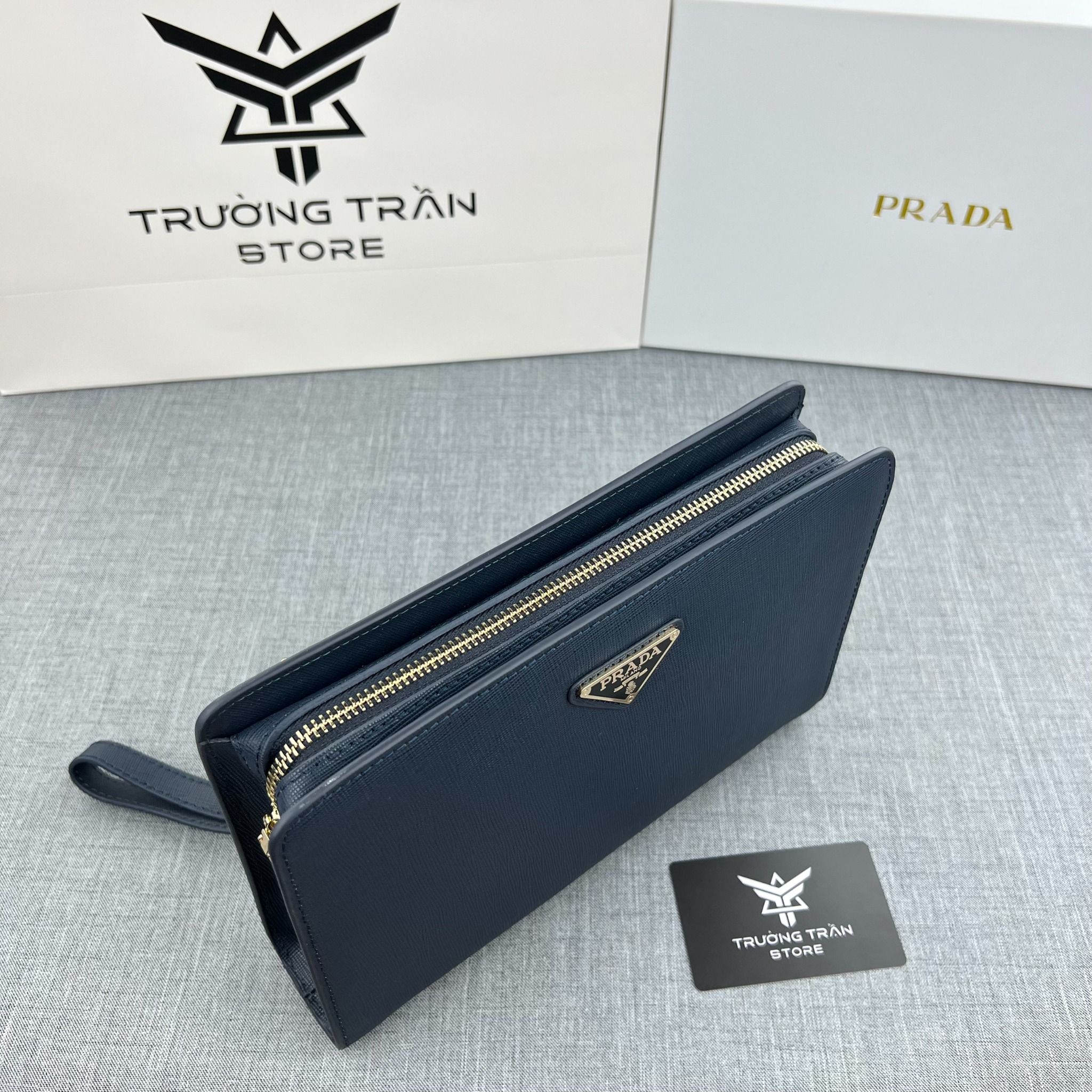 Clutch - Ví Khóa Số Prada - Nam - CLTT239