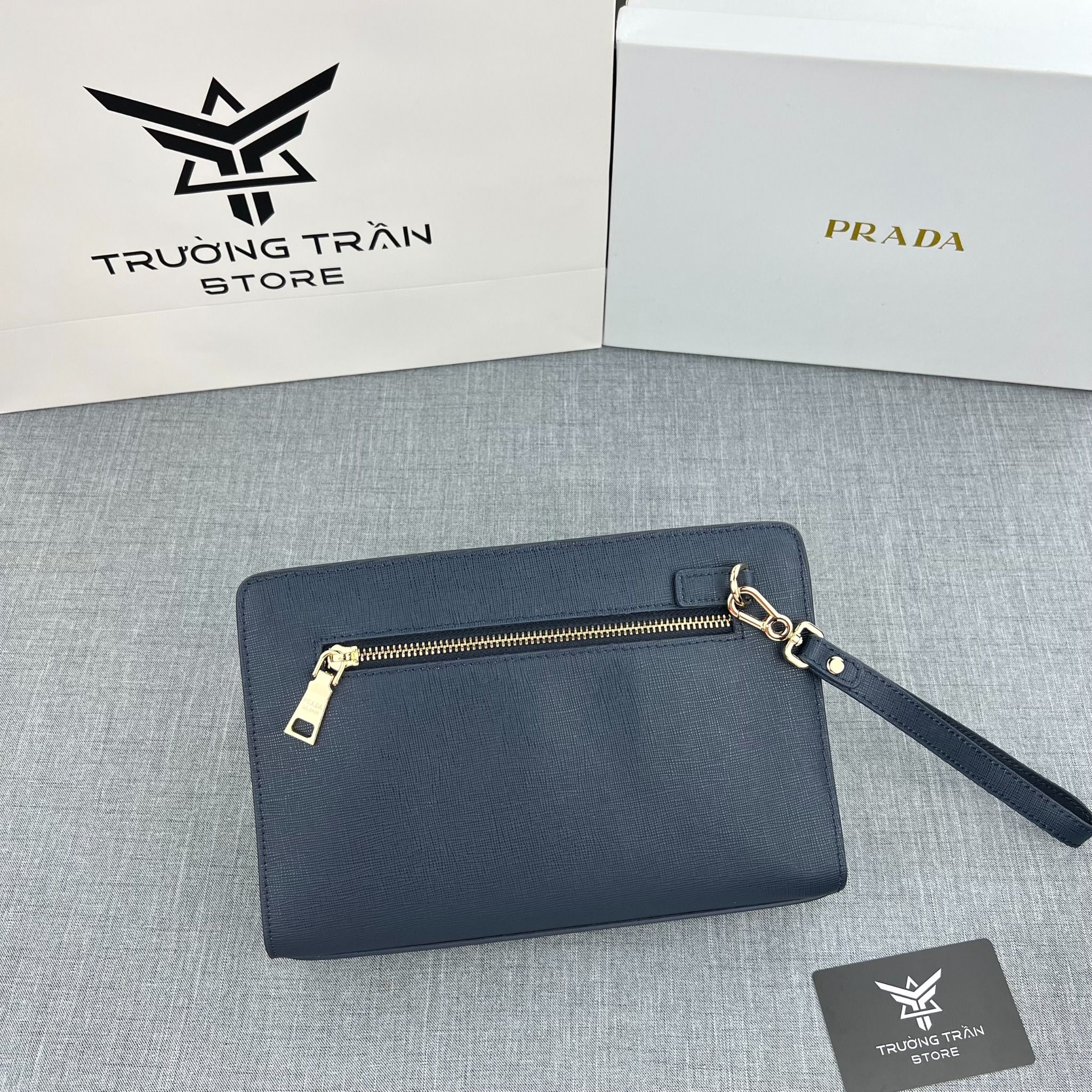Clutch - Ví Khóa Số Prada - Nam - CLTT239