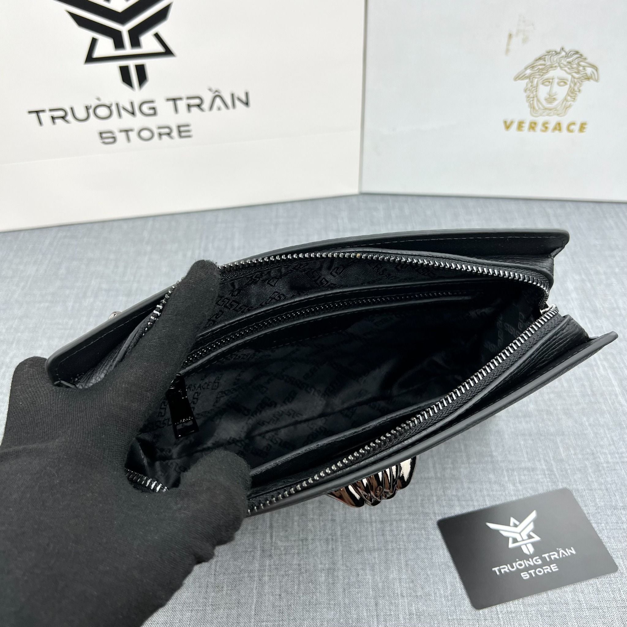 Clutch - Ví Khóa Số Versace - Nam - CLTT229