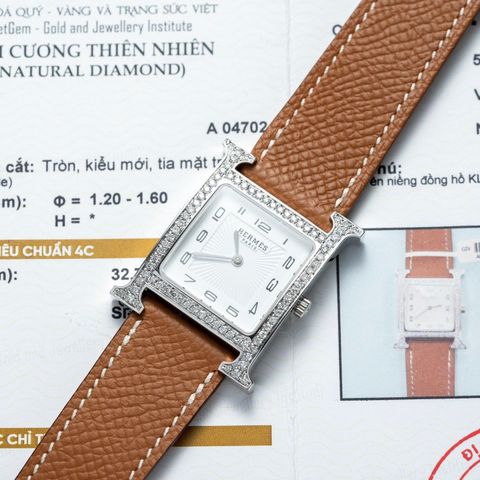 HERMES HEURE H 21 MM - Đồng Hồ Hermes- Nữ - DHTT466