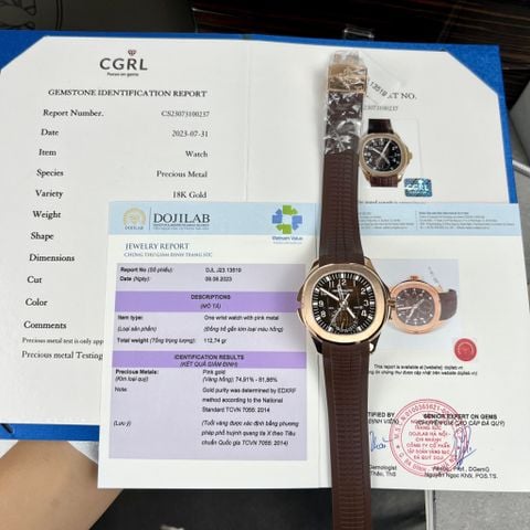 Patek Philippe Aquanaut 5164 Travel Time 41mm - Đồng Hồ Patek Philippe - Nam - DHNTT600