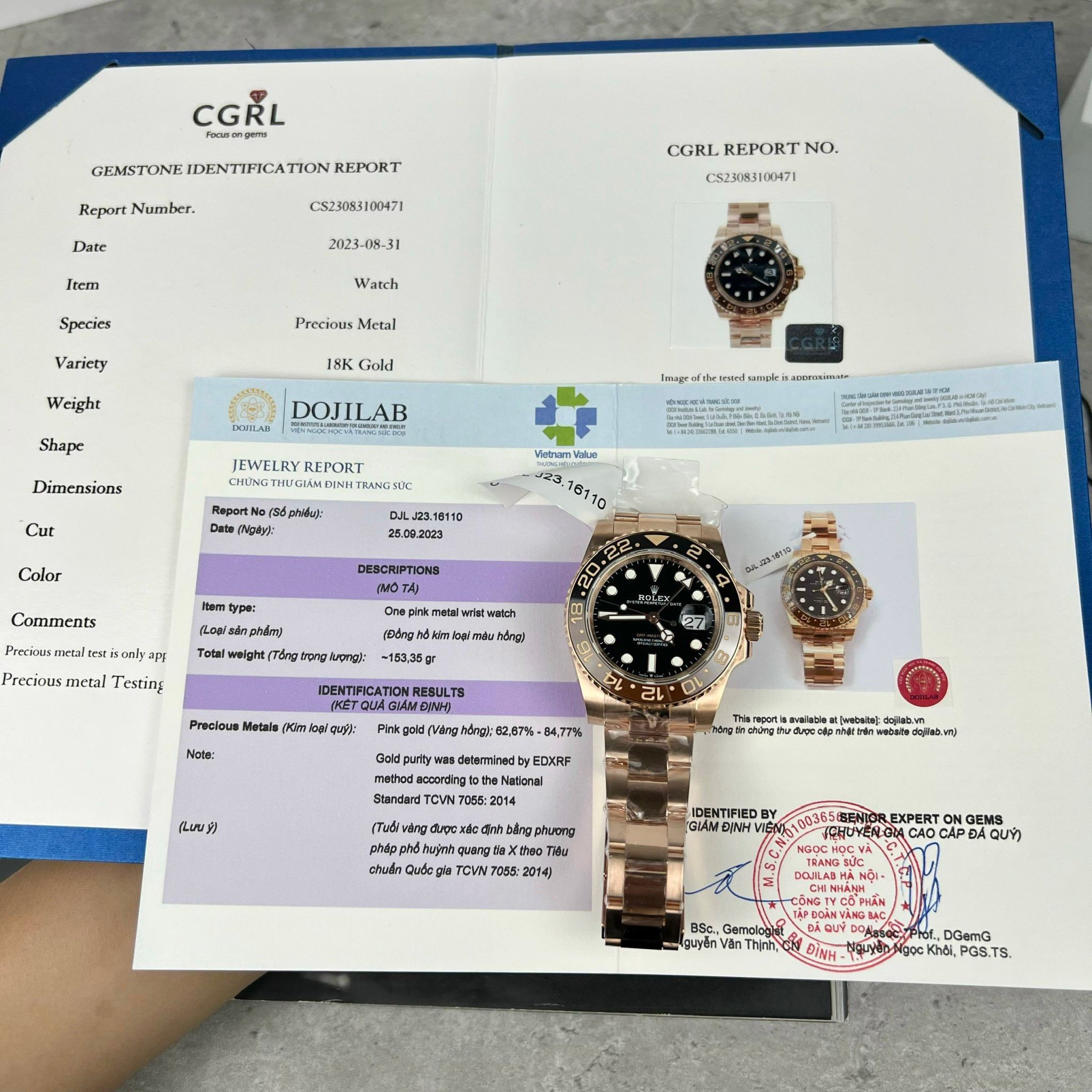 ROLEX GMT MASTER II 40 MM - Đồng Hồ Rolex - Nam - DHNTT745