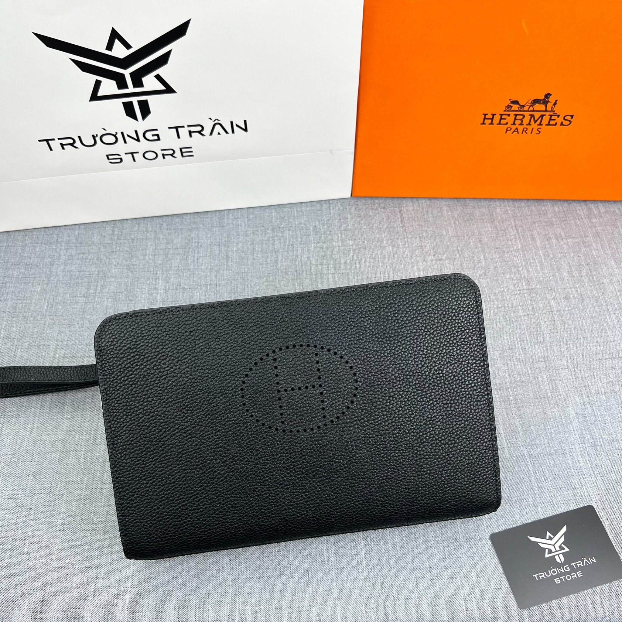 Clutch - Ví Khóa Số Hermes - Nam - CLTT283