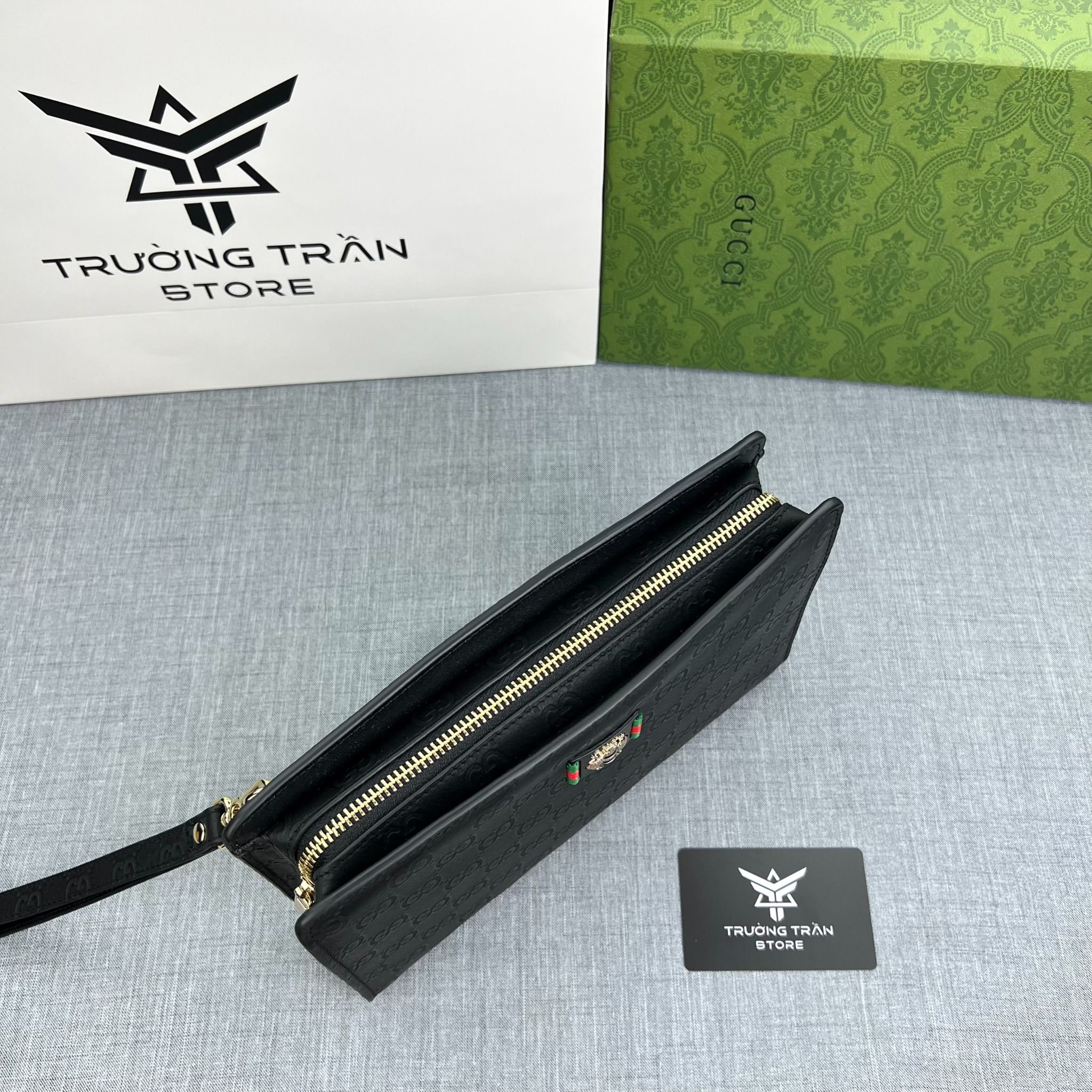 Clutch - Ví Khóa Số Gucci - Nam - CLTT228